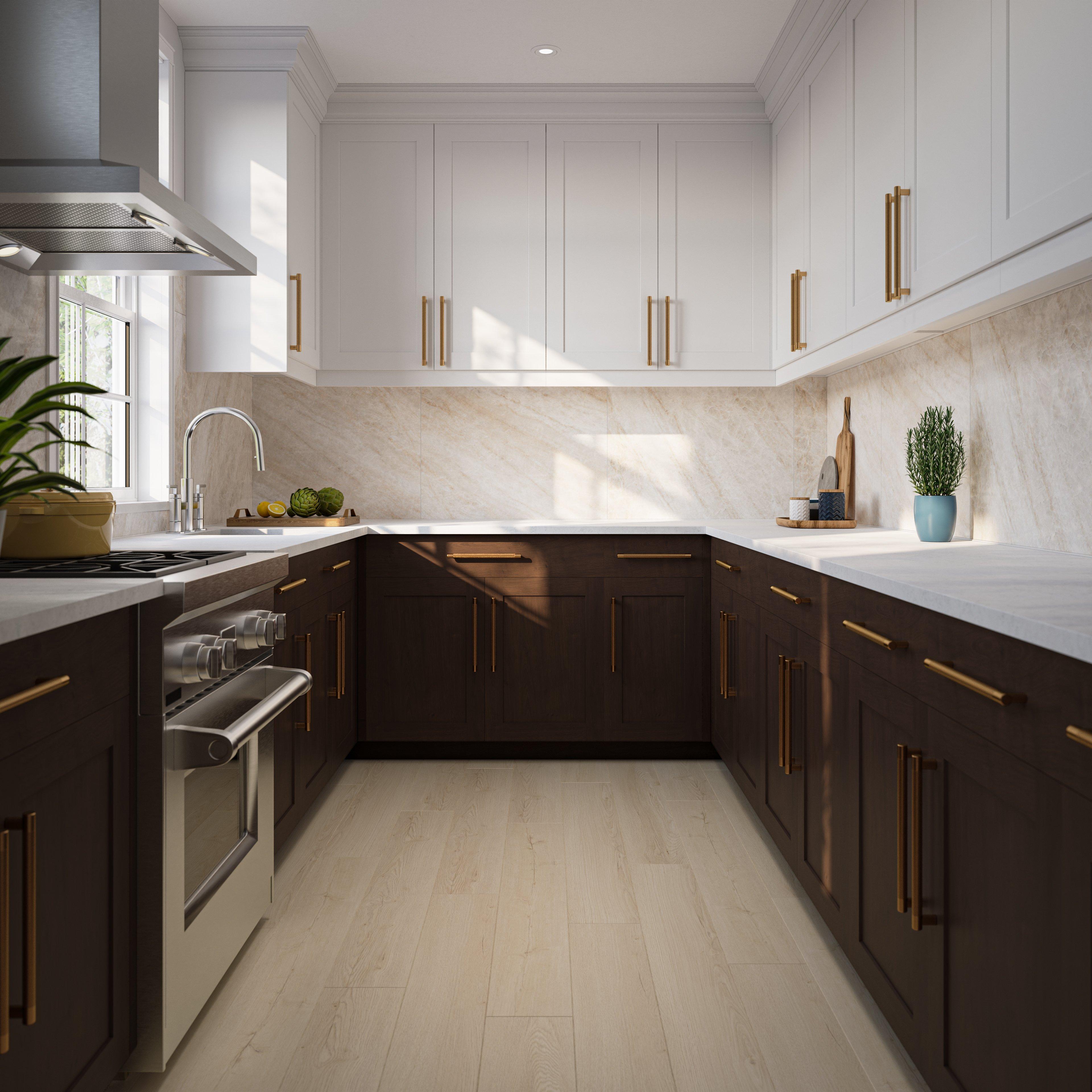 Baxley Stained Cocoa Cabinet Chip Color Sample