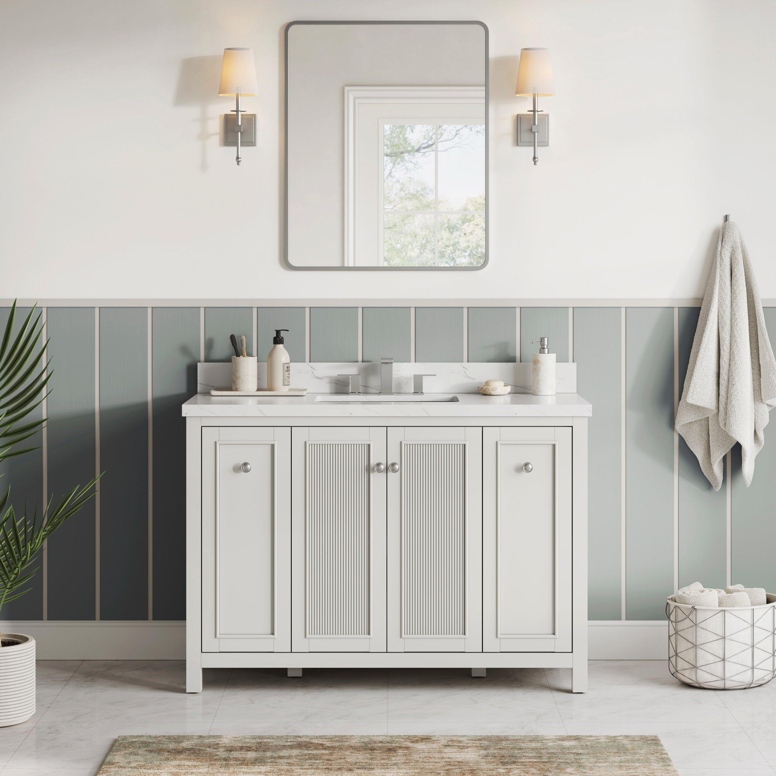 Lorain Vanity with Engineered Stone Top