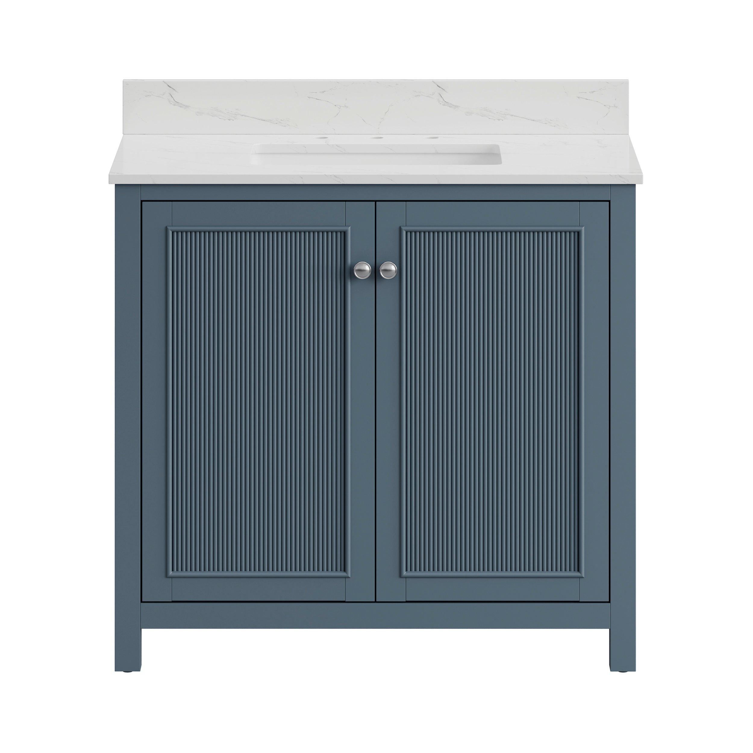 Lorain Vanity with Engineered Stone Top