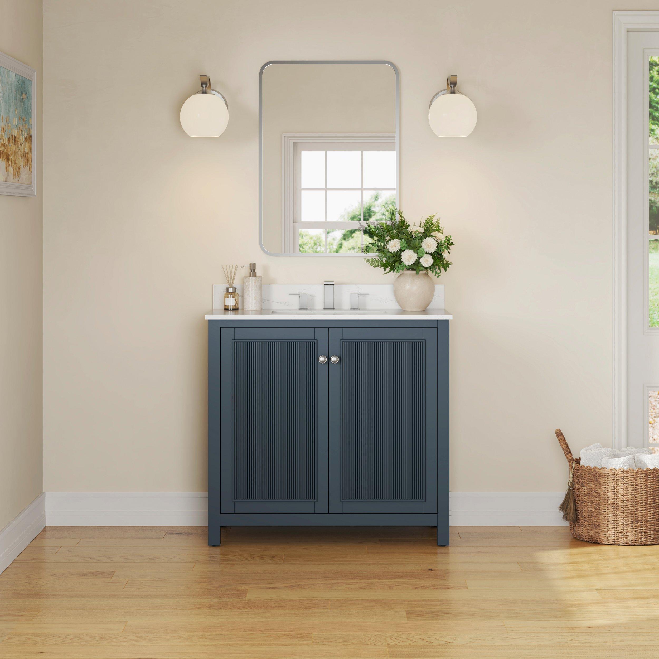 Lorain Vanity with Engineered Stone Top