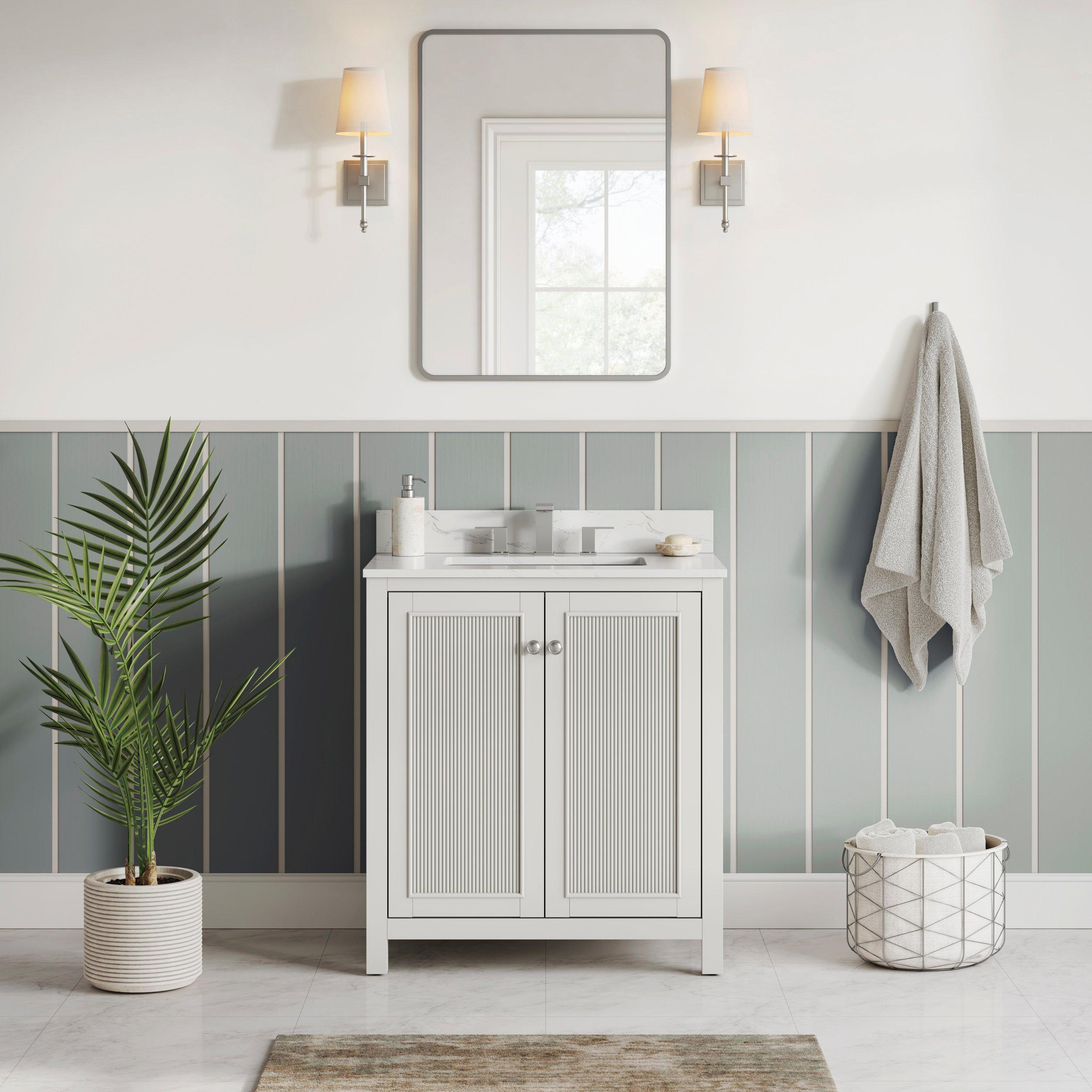 Lorain Vanity with Engineered Stone Top