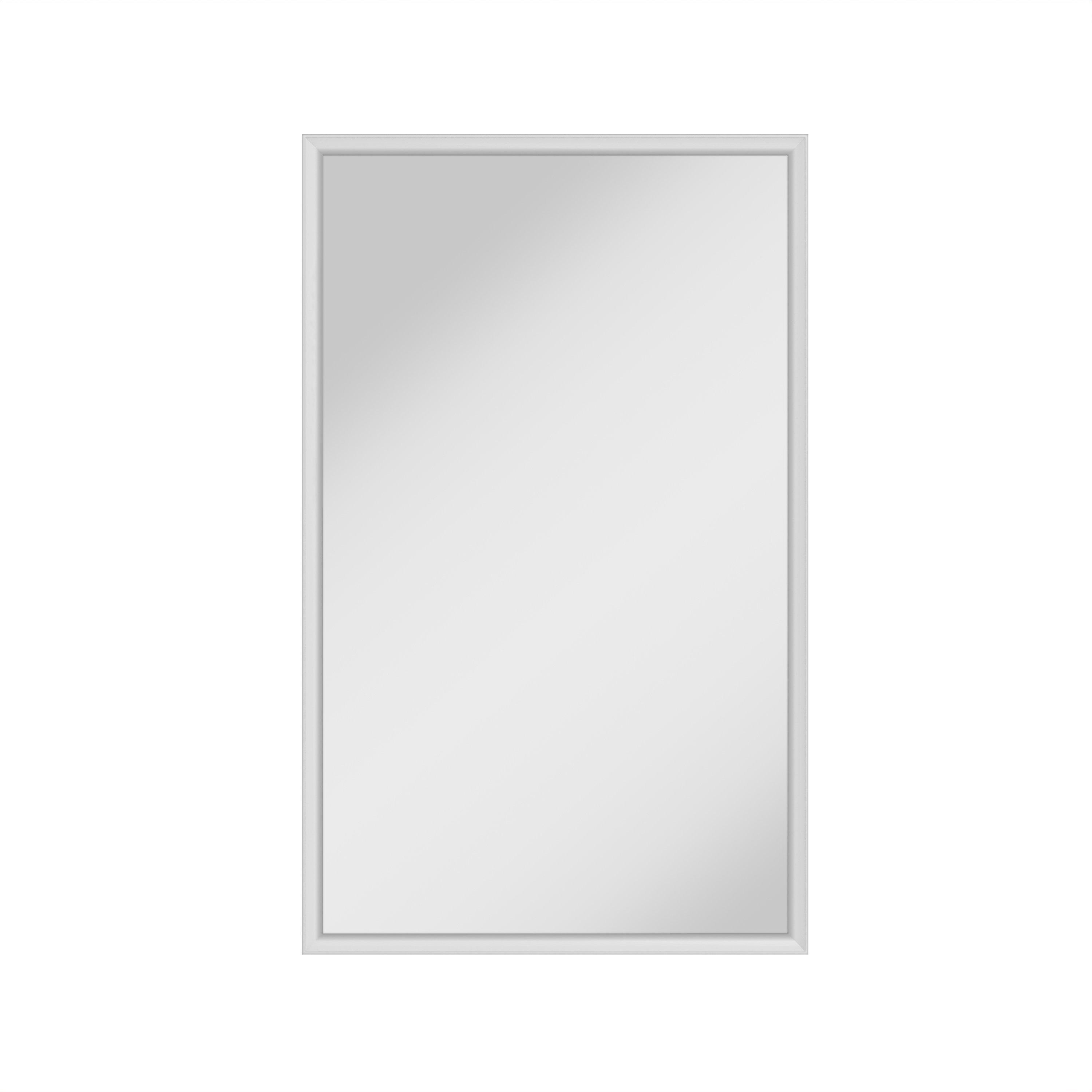 Tate 21 in. Brushed Nickel Mirror Medicine Cabinet