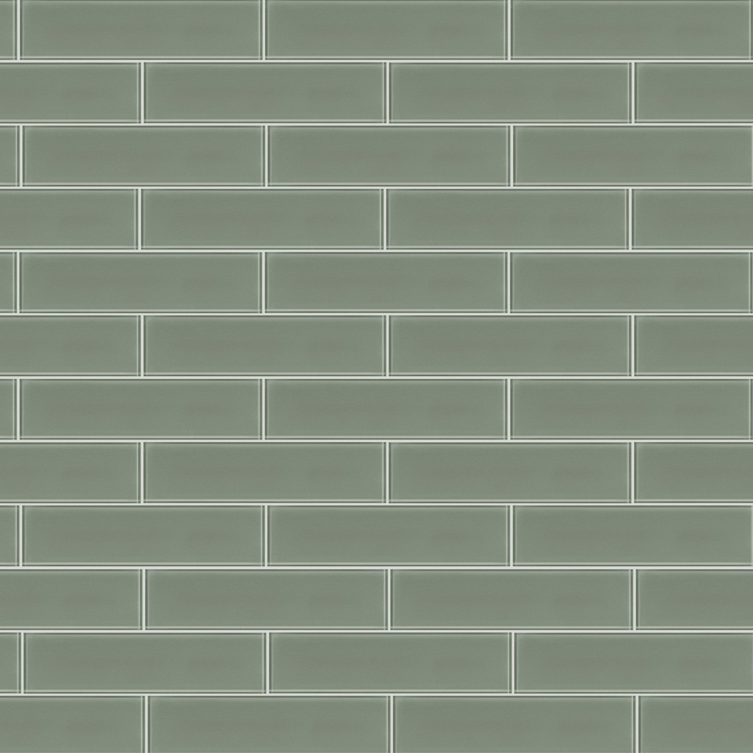 Pure Sage Glass Tile