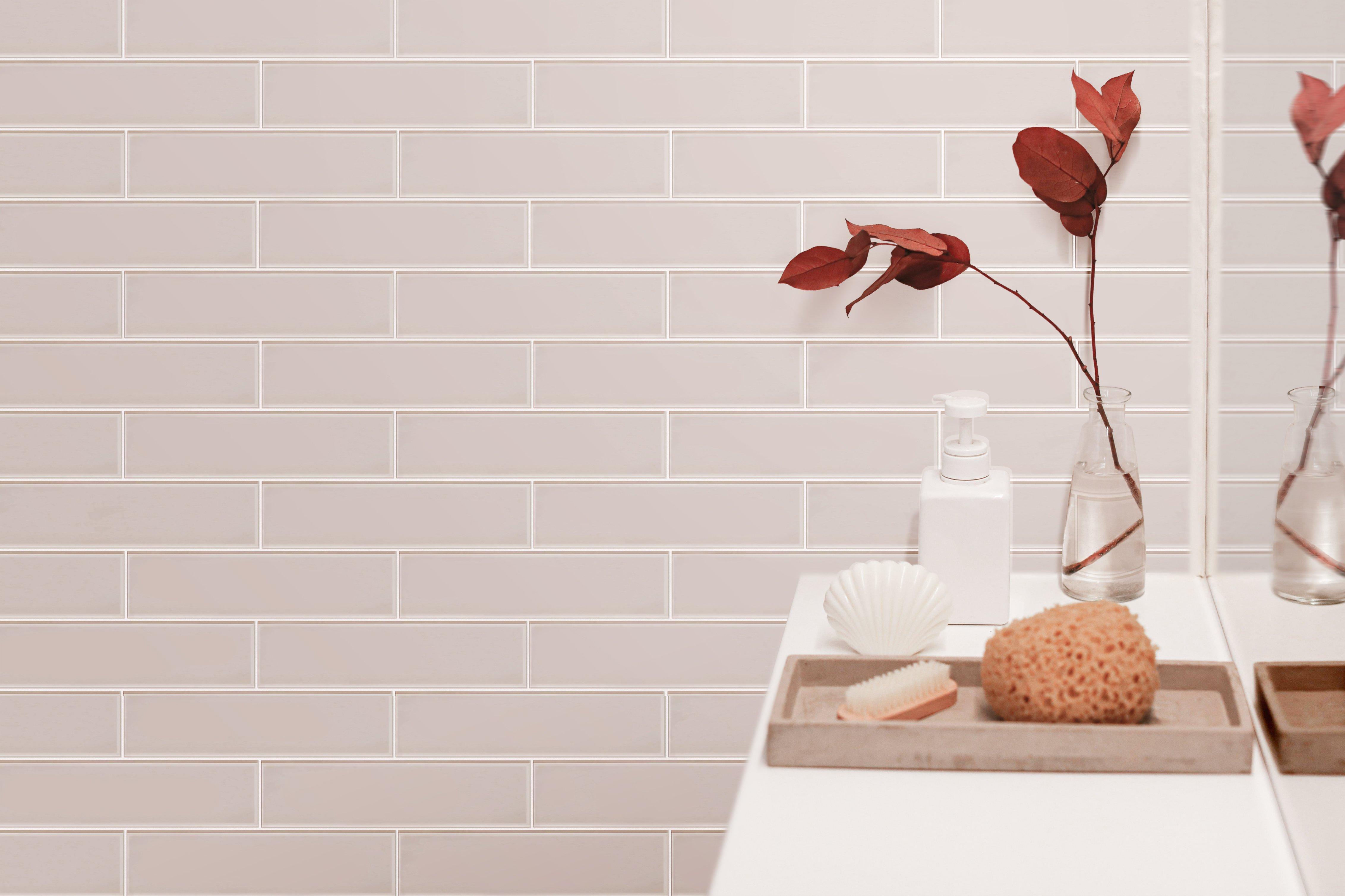 Pure Blush Glass Tile