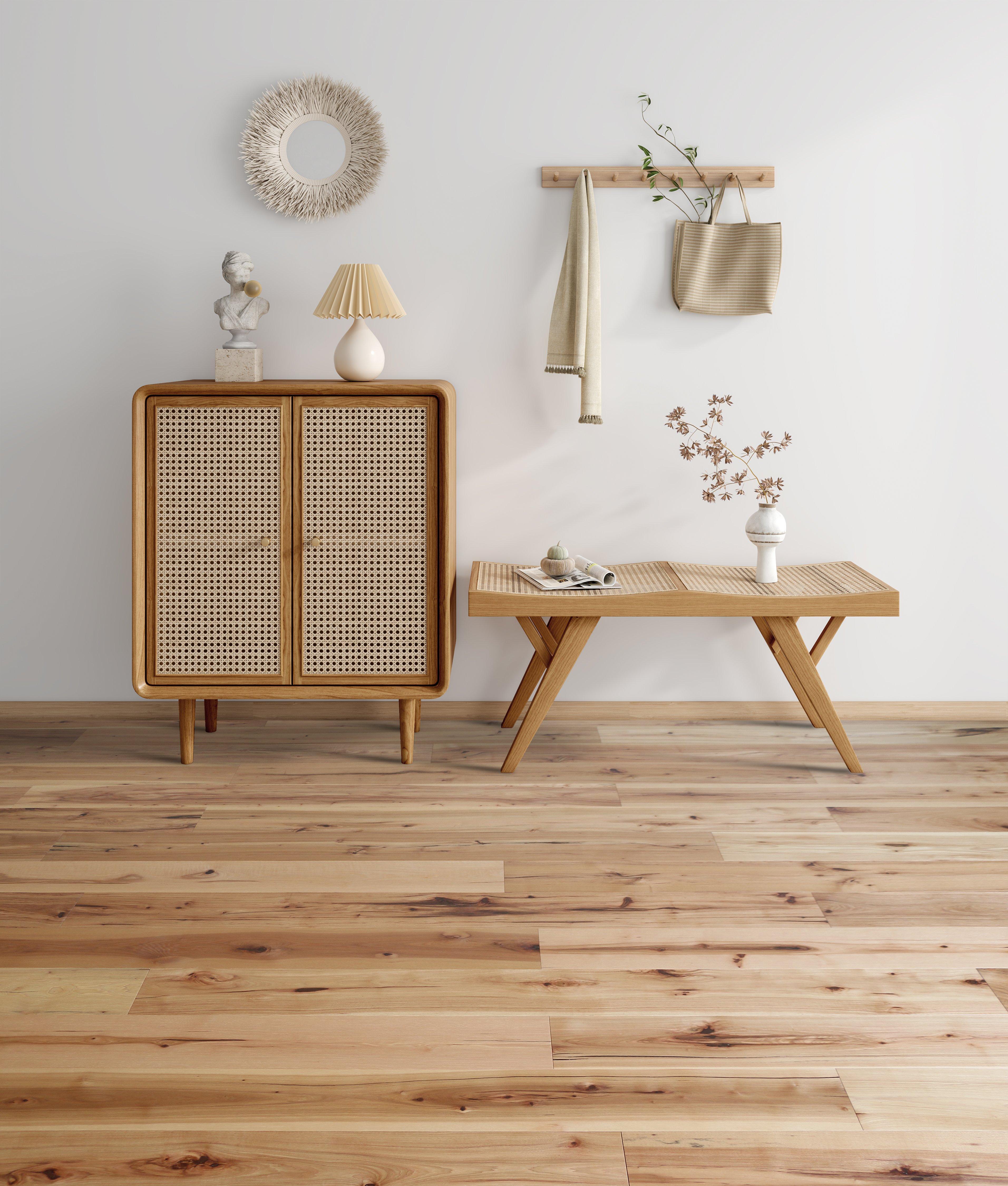 Thames II Hickory Wire Brushed Engineered Hardwood