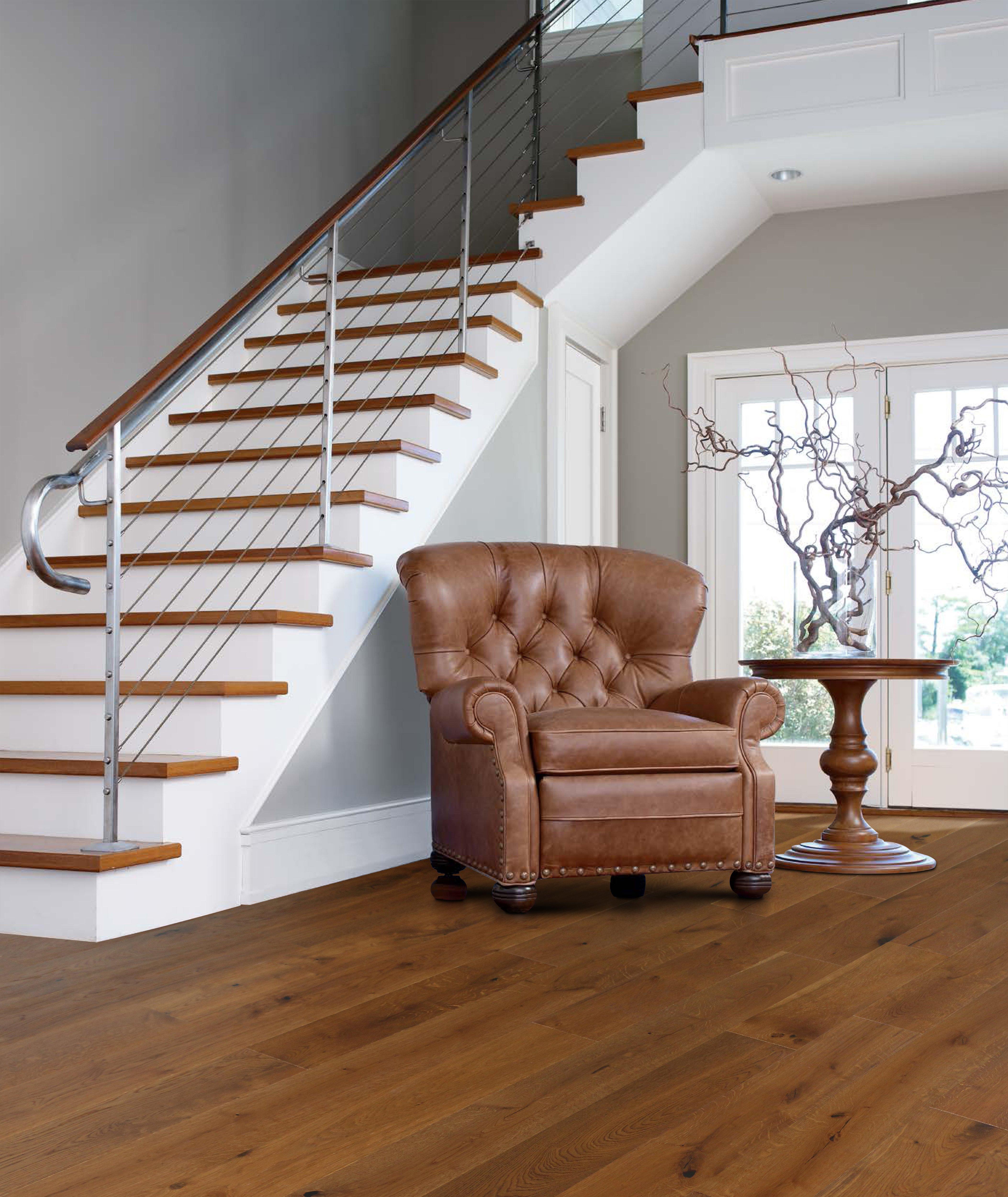 Huntington White Oak II Wire Brushed Engineered Hardwood