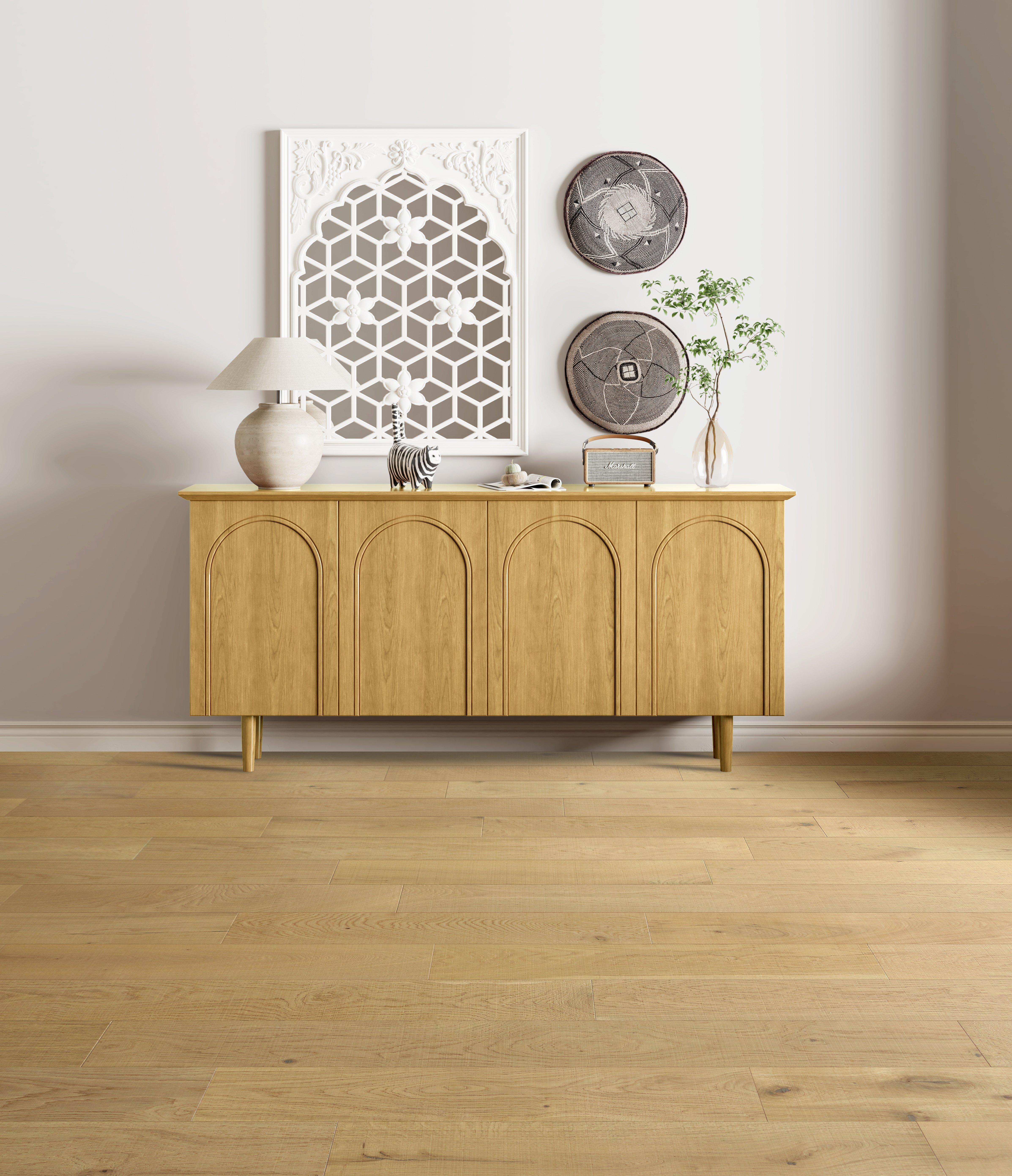 Pasture II White Oak Wire Brushed Engineered Hardwood