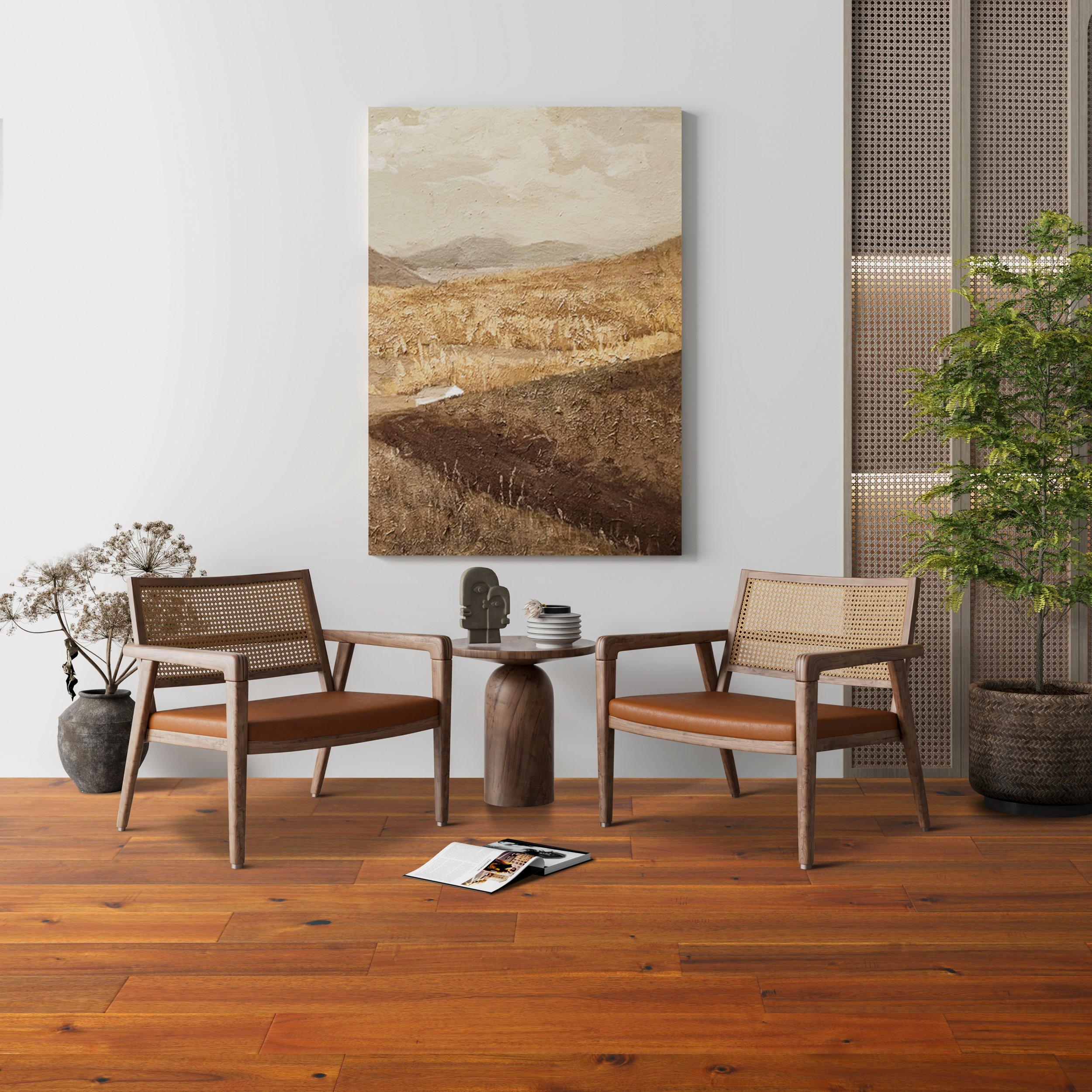 Gold Topaz II Long Leaf Acacia Handscraped Solid Hardwood