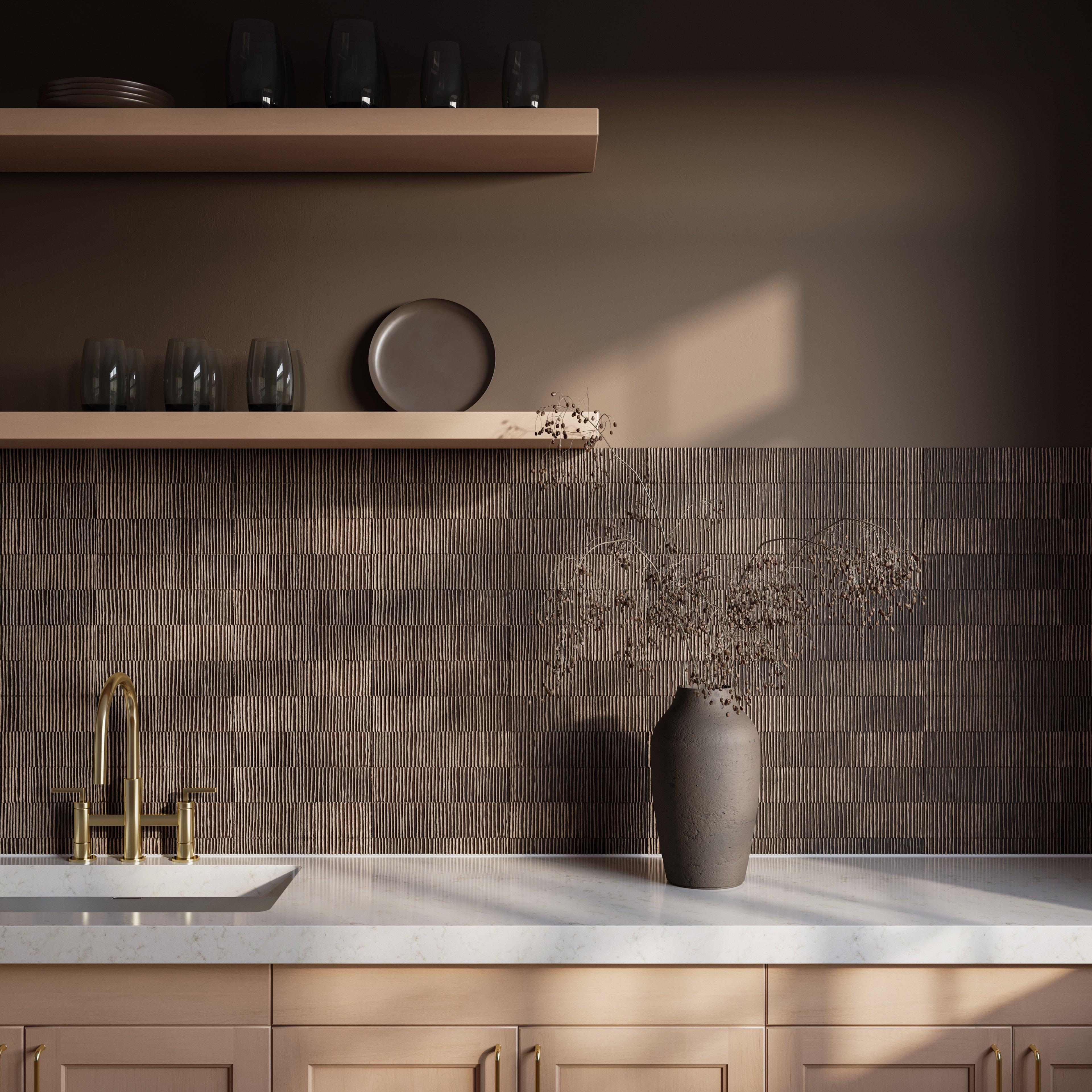 Asher Bridge Brushed Gold Kitchen Faucet