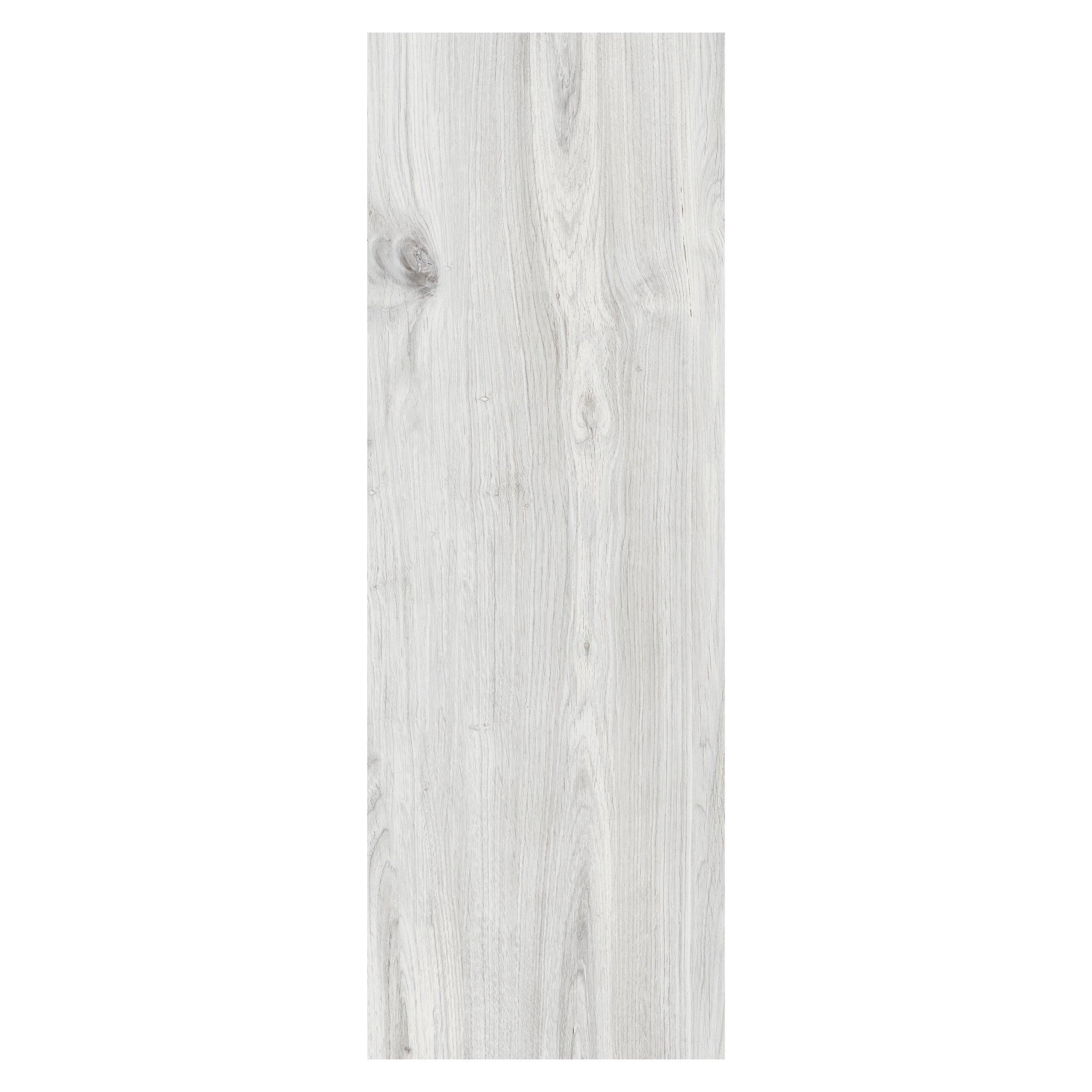 Woodville Blanco Wood Plank Matte Ceramic Tile
