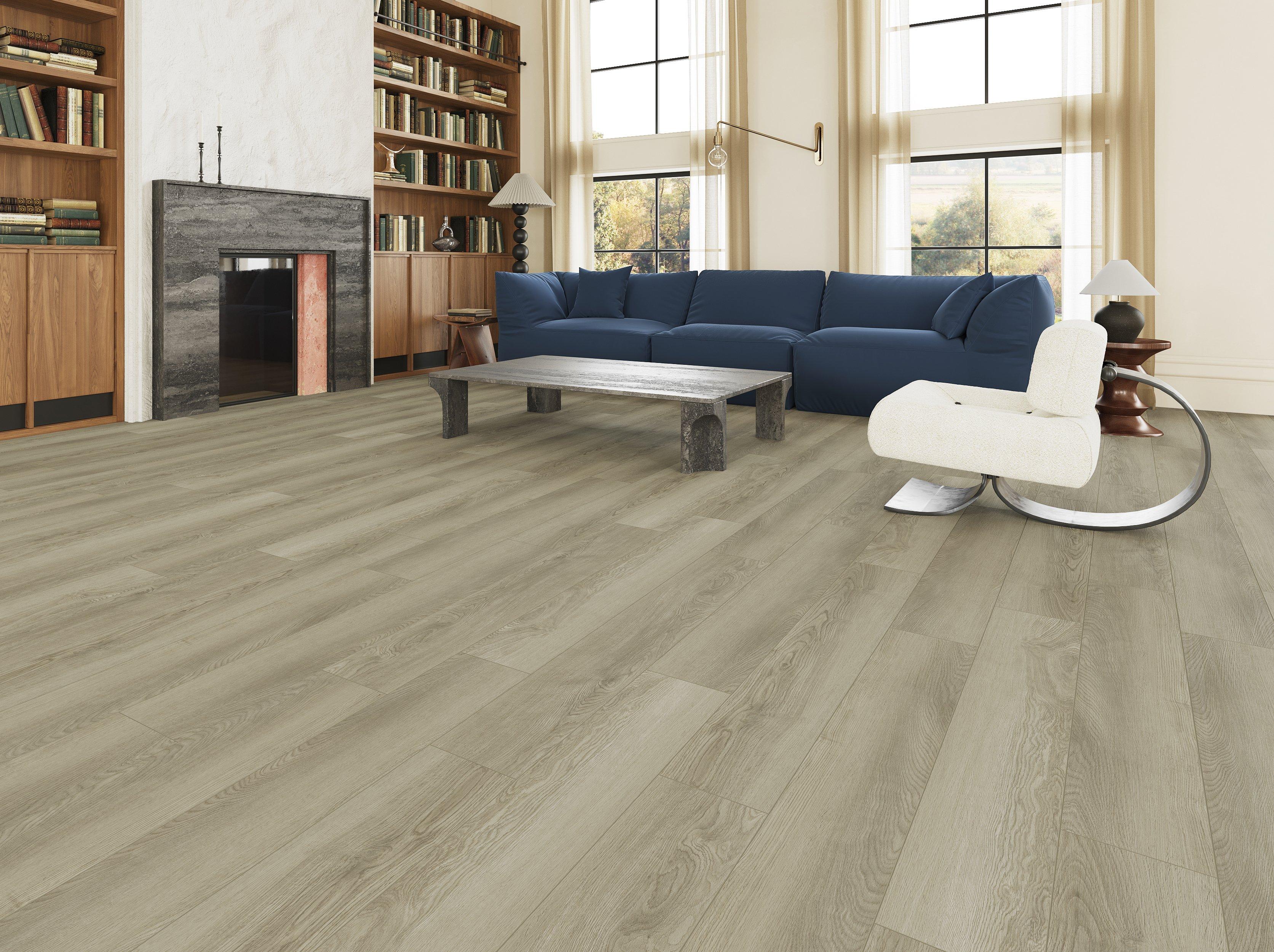 Oxford Oak Waterproof Rigid Core Luxury Vinyl Plank - Cork Pad
