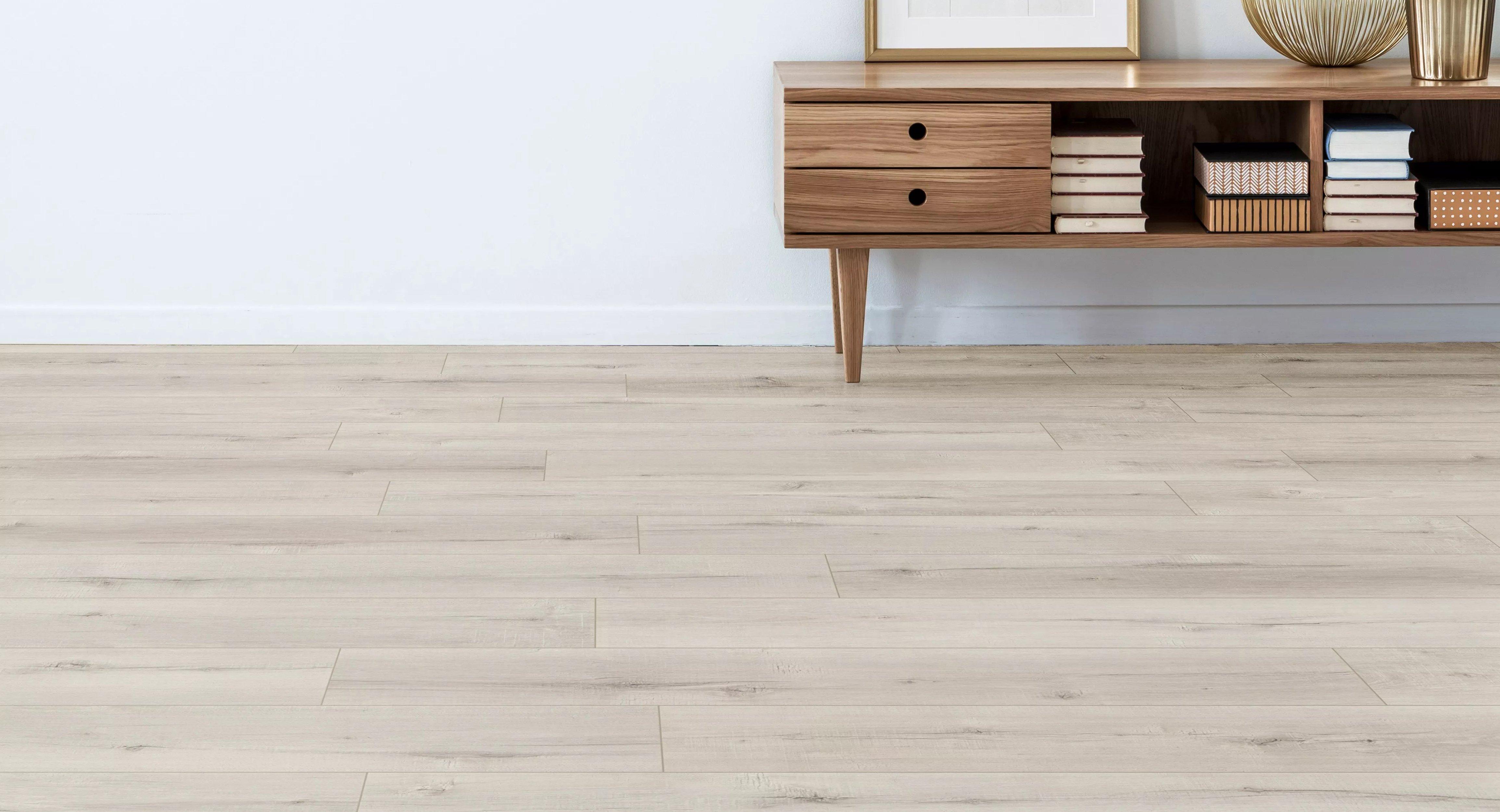 Brookstone Ivory Waterproof Rigid Core Luxury Vinyl Plank - Cork Pad