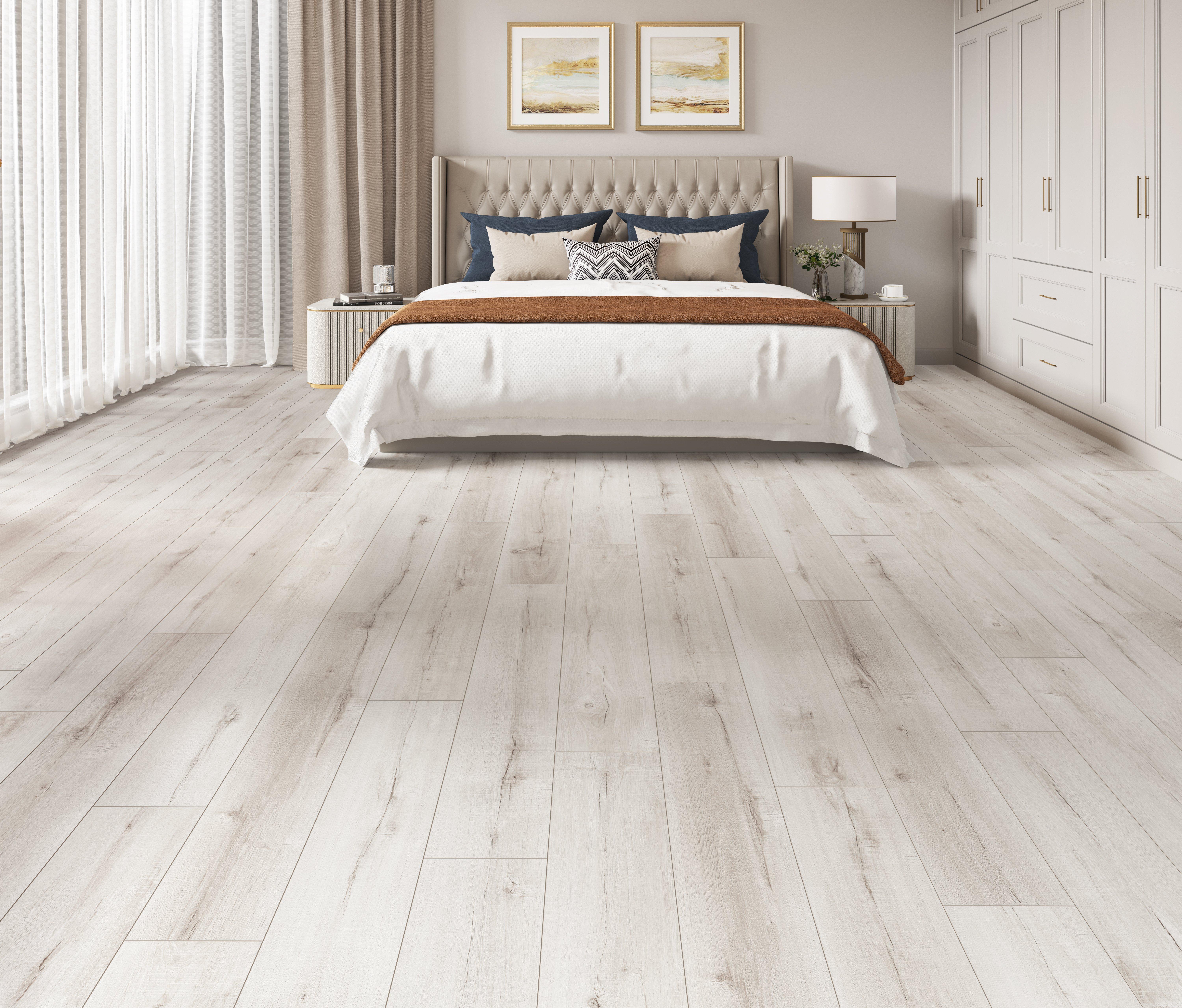 Brookstone Ivory Waterproof Rigid Core Luxury Vinyl Plank - Cork Pad