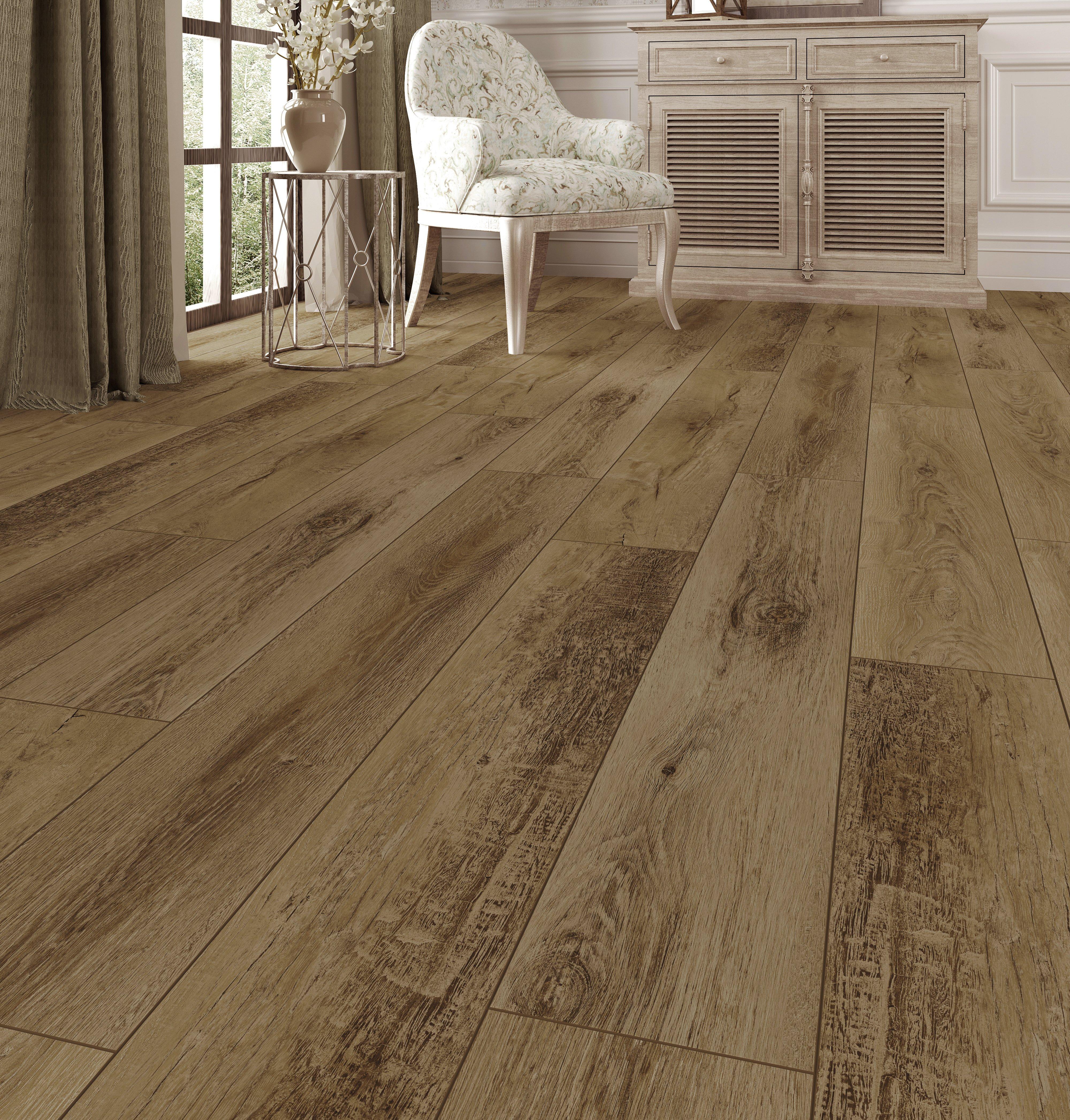 Dolce Oak Waterproof Rigid Core Luxury Vinyl Plank - Cork Pad