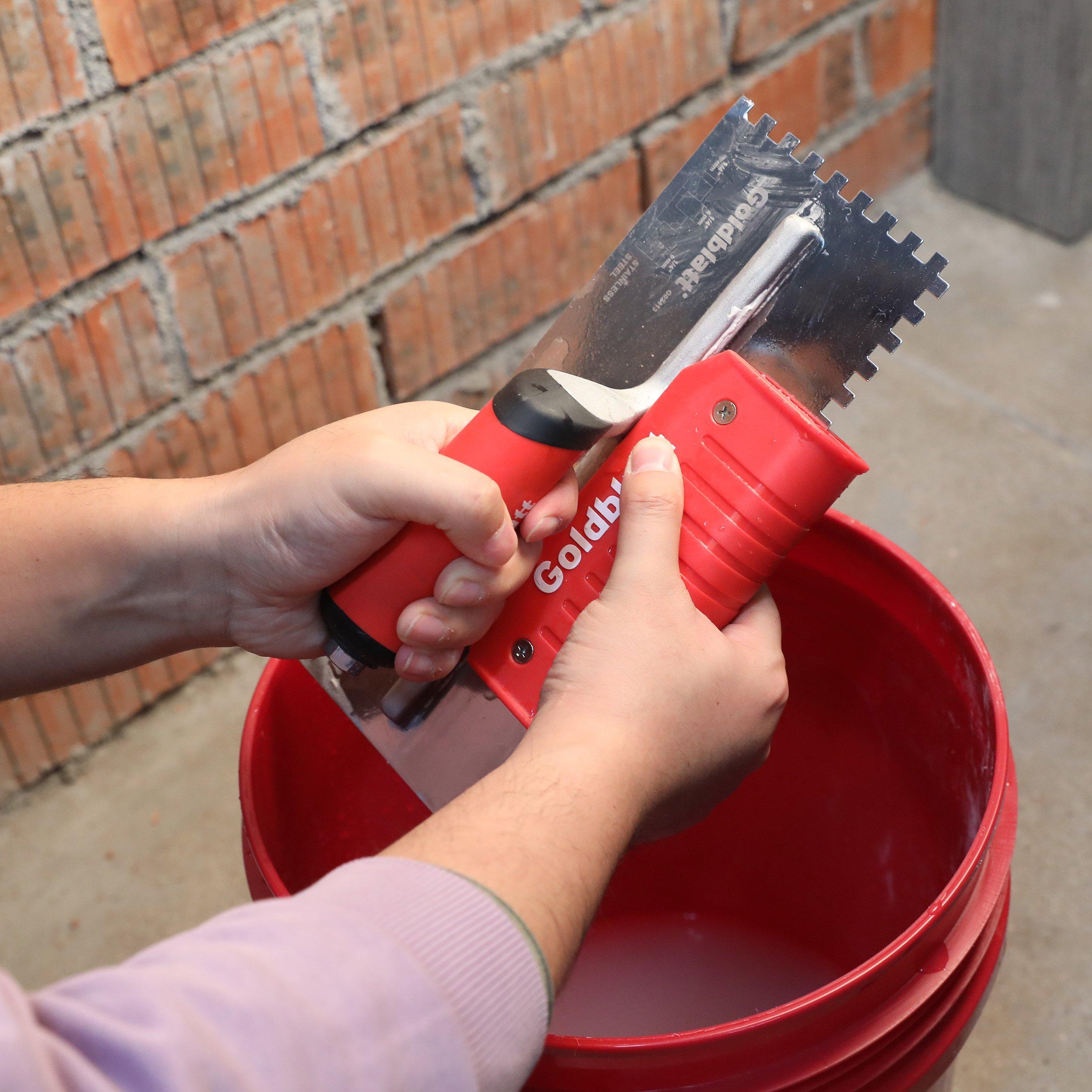 Goldblatt Trowel Edge Cleaning Brush