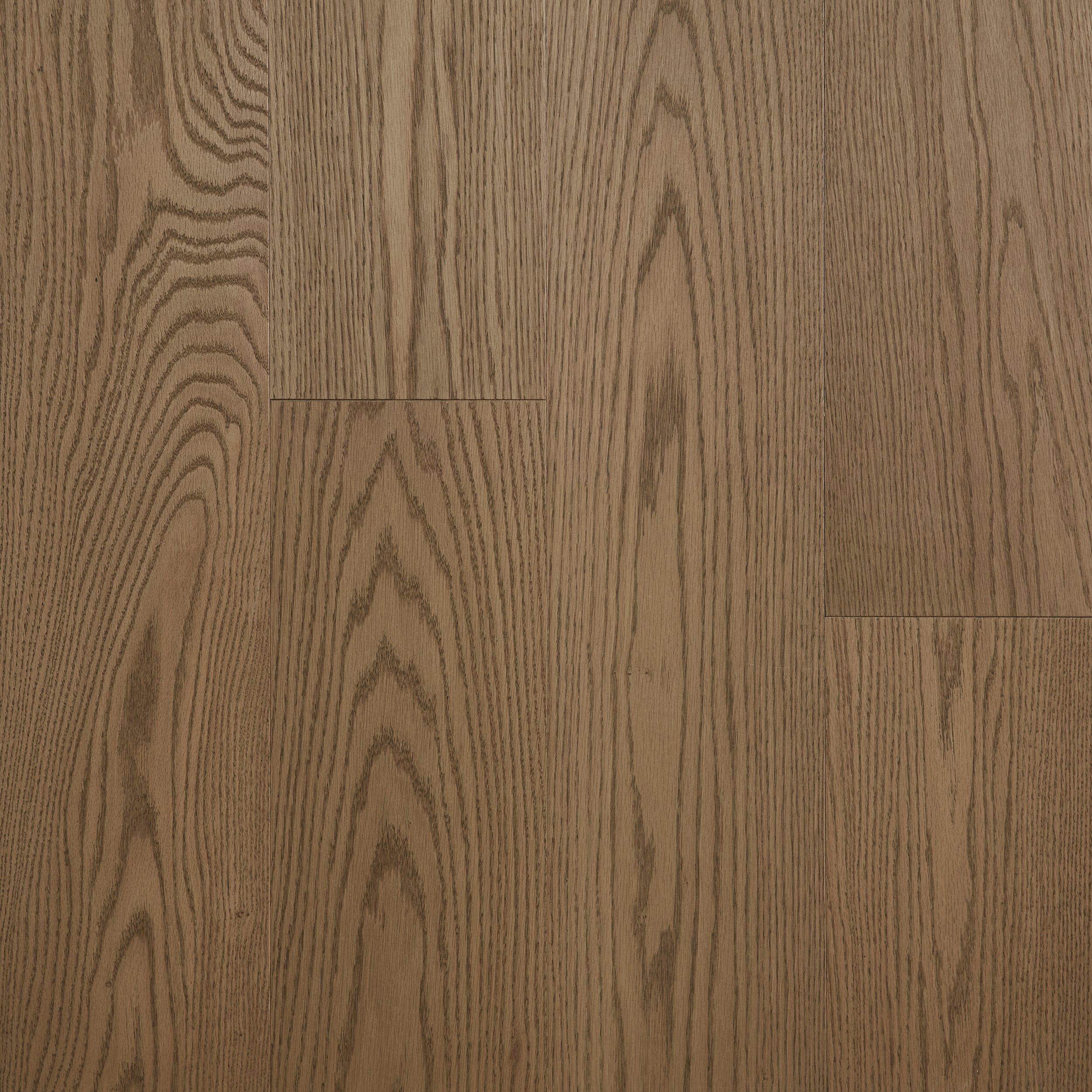 Ellicot Red Oak Wire Brushed Engineered Hardwood
