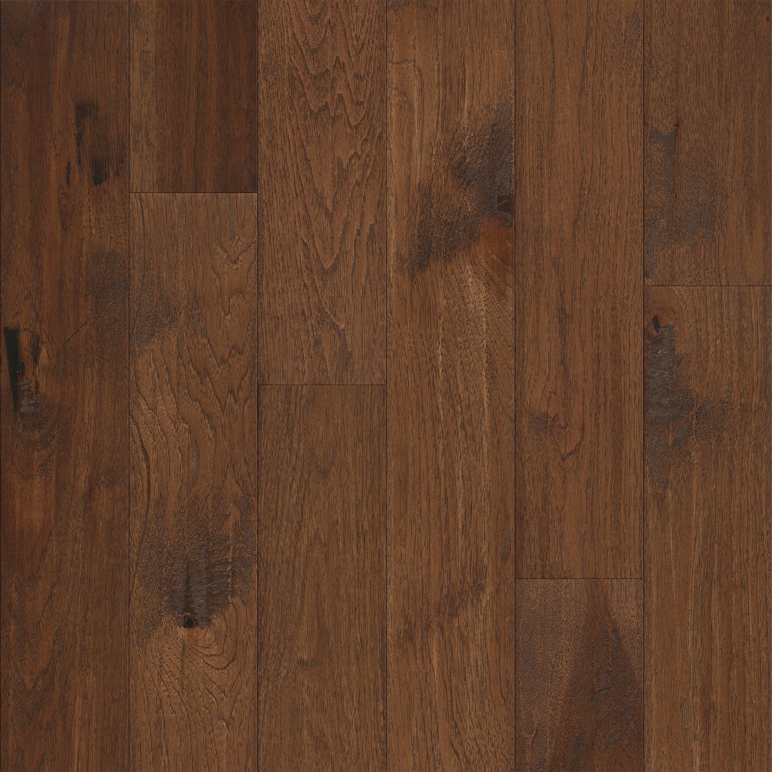Hickory Chestnut Handscraped Engineered Hardwood