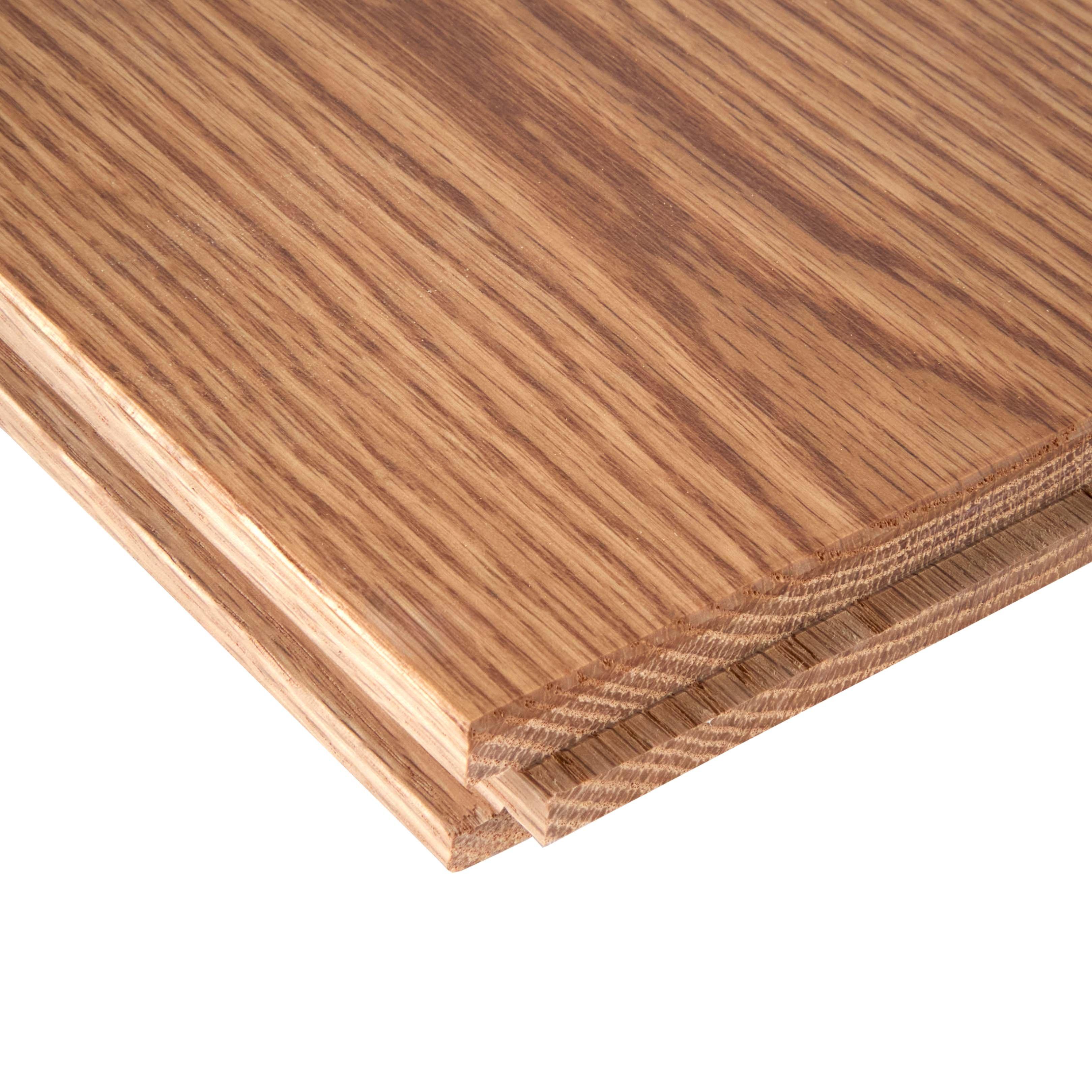 Valetta Character Red Oak Smooth Solid Hardwood