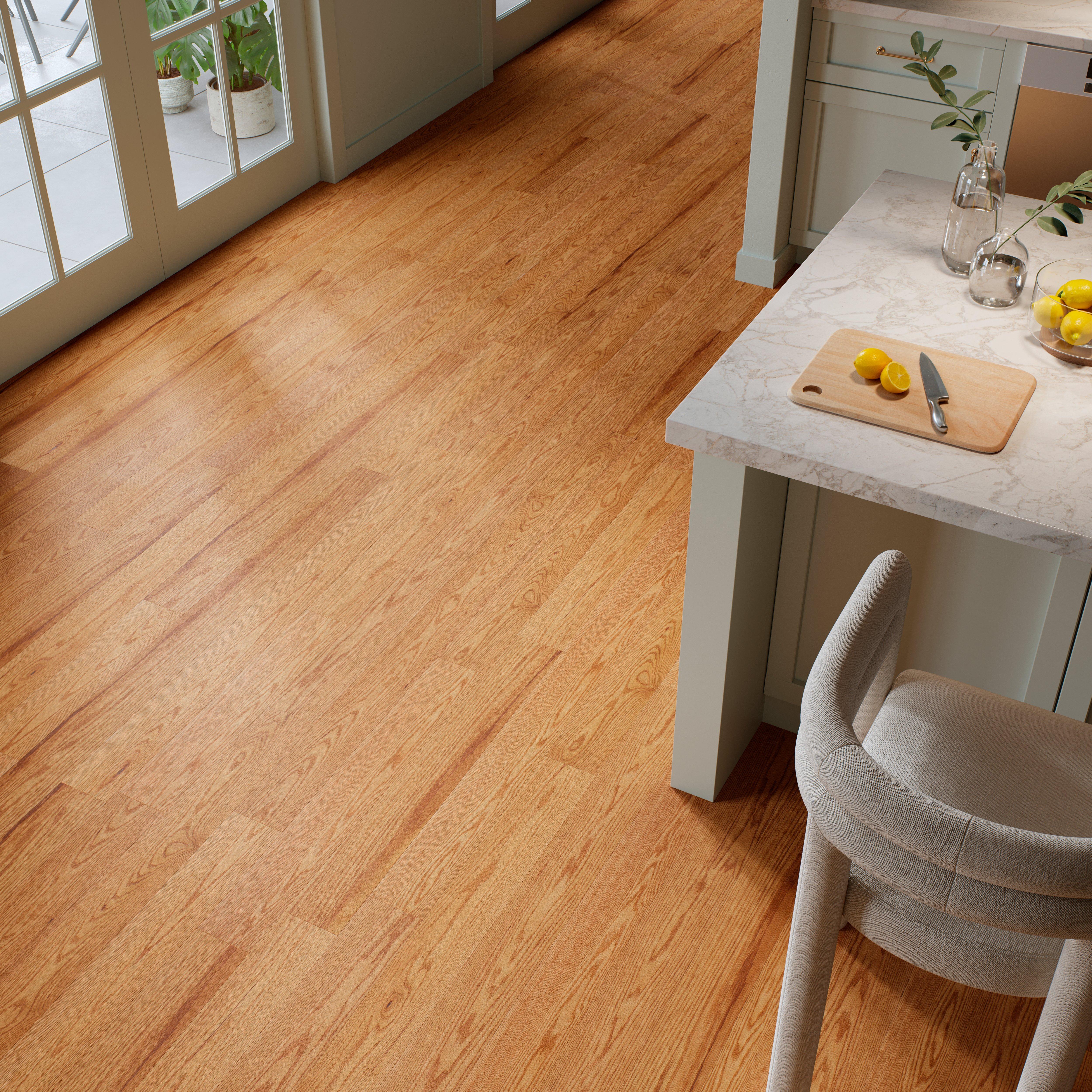 Valetta Character Red Oak Smooth Solid Hardwood