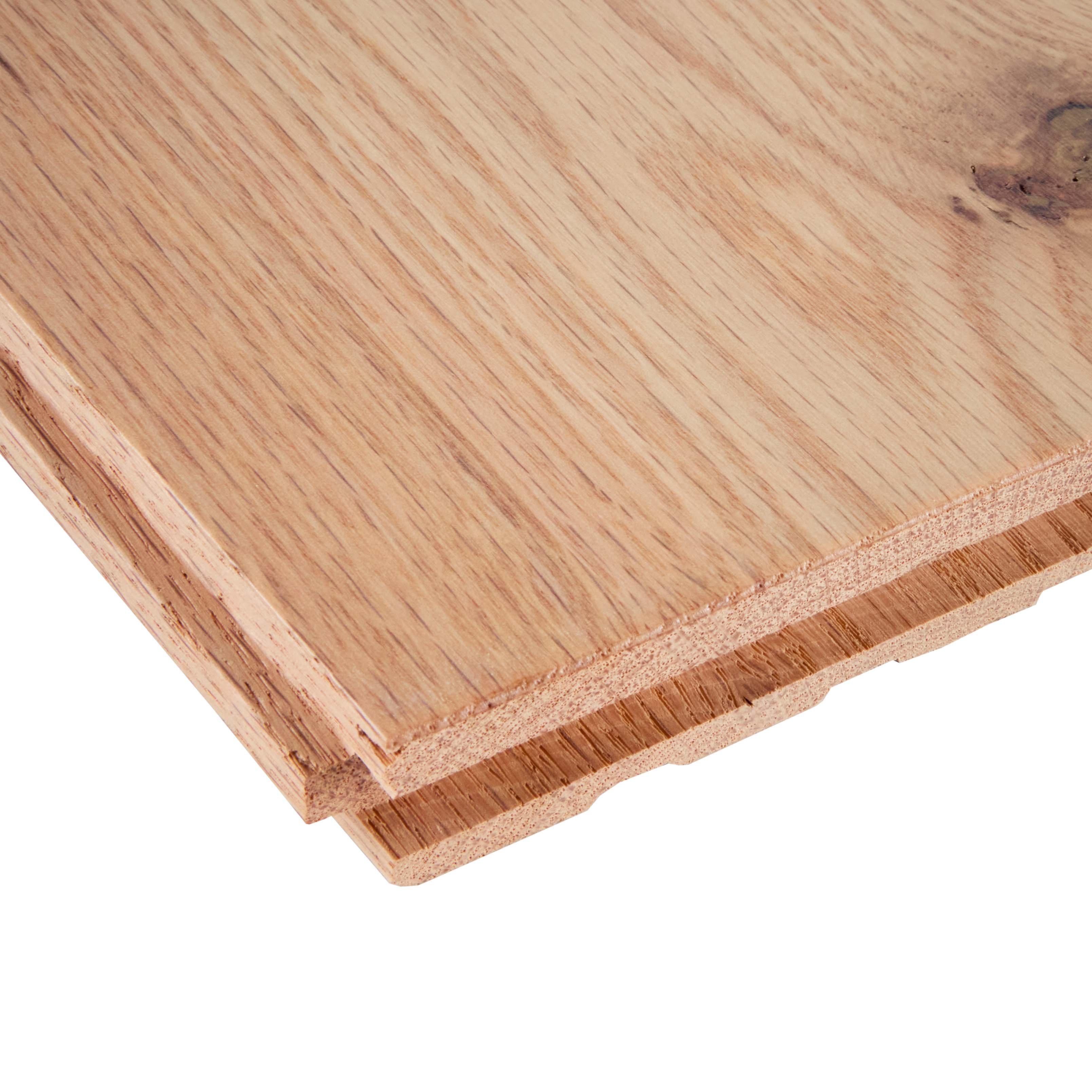 Vienna Character Red Oak Smooth Solid Hardwood