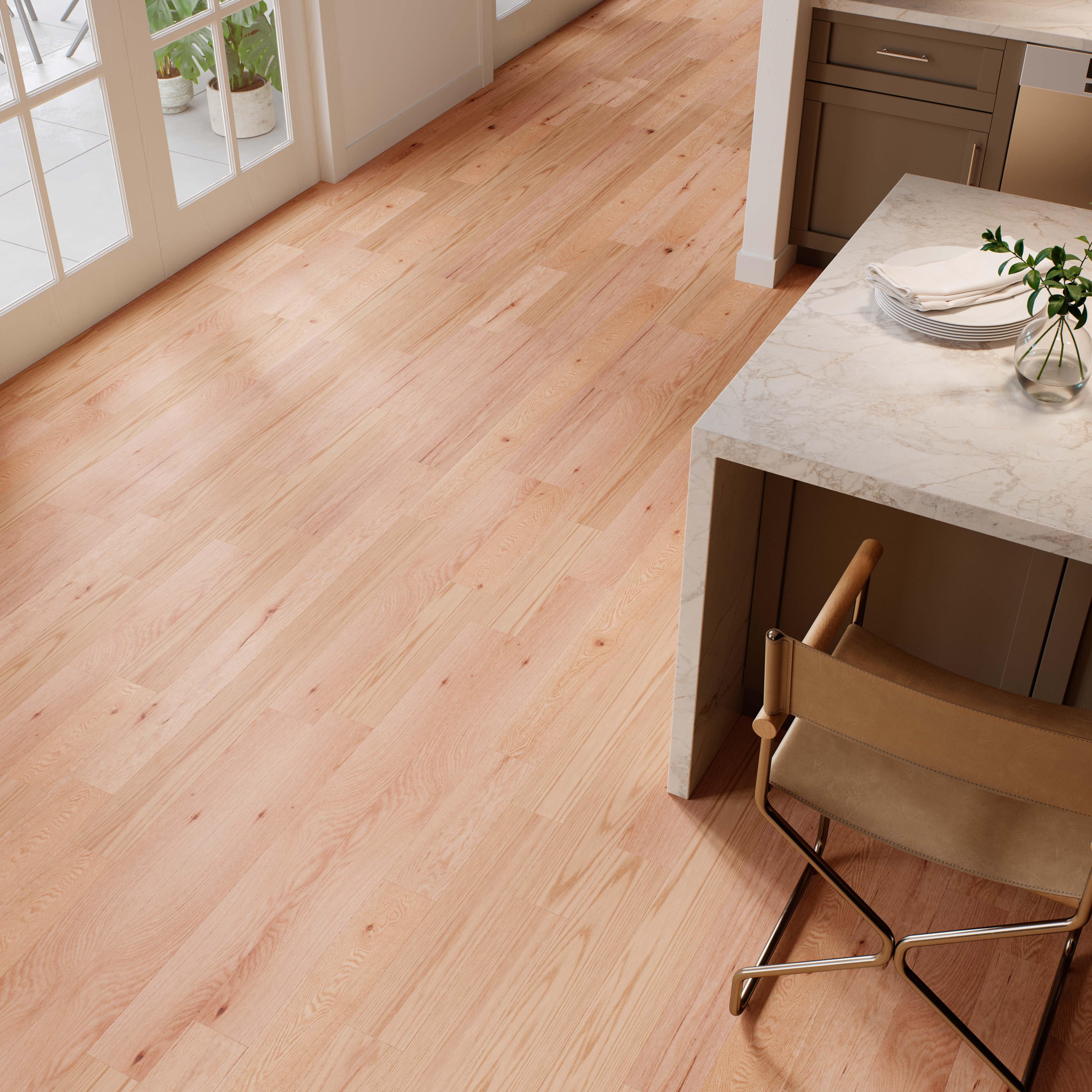 Vienna Character Red Oak Smooth Solid Hardwood