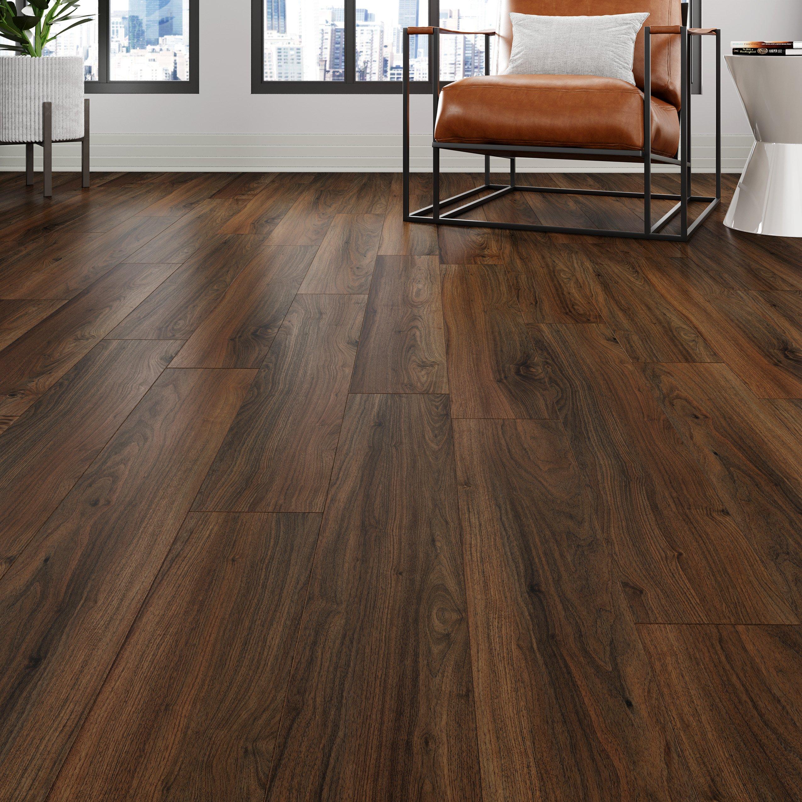 Ludlow Waterproof Rigid Core Luxury Vinyl Plank - Cork Pad