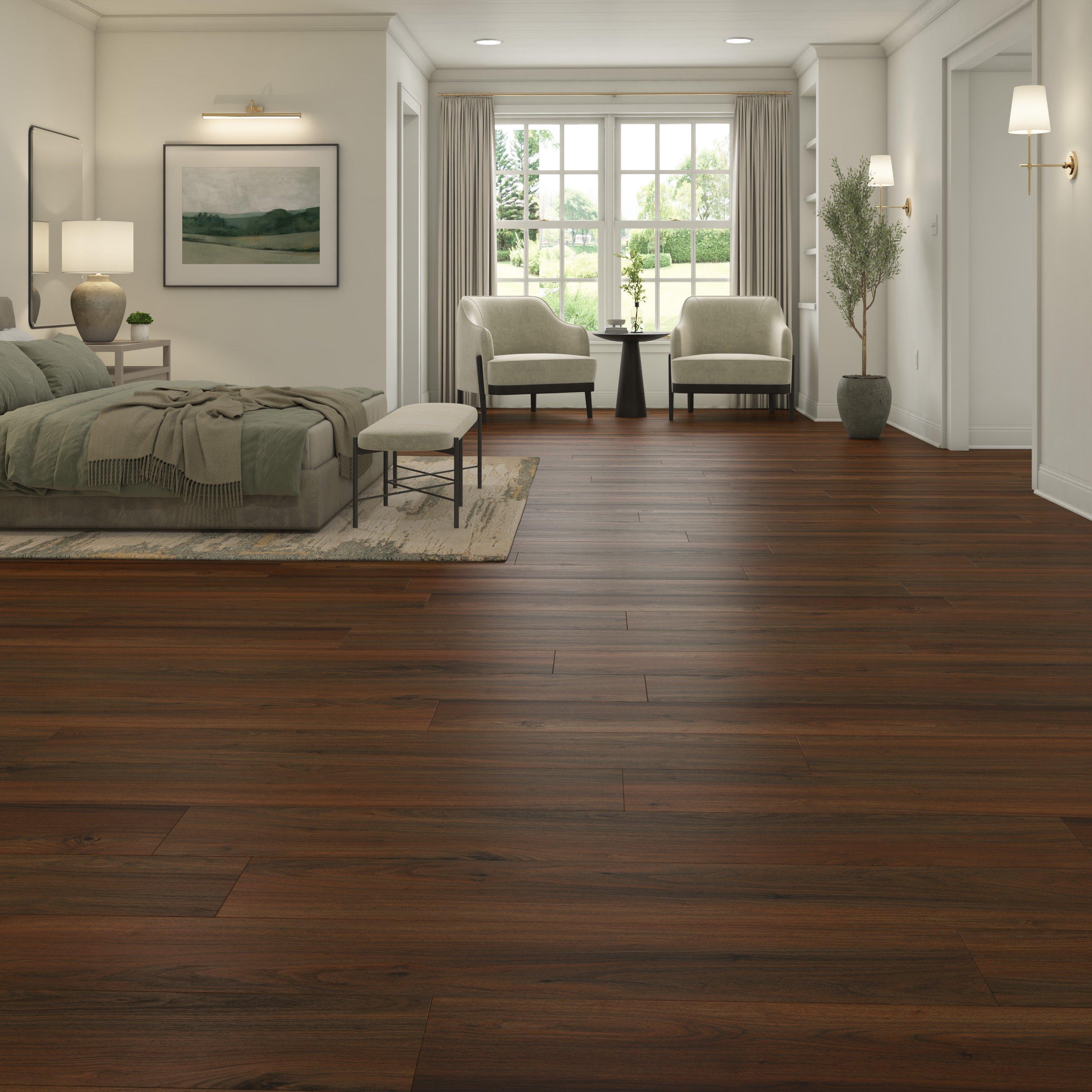 Ludlow Waterproof Rigid Core Luxury Vinyl Plank - Cork Pad