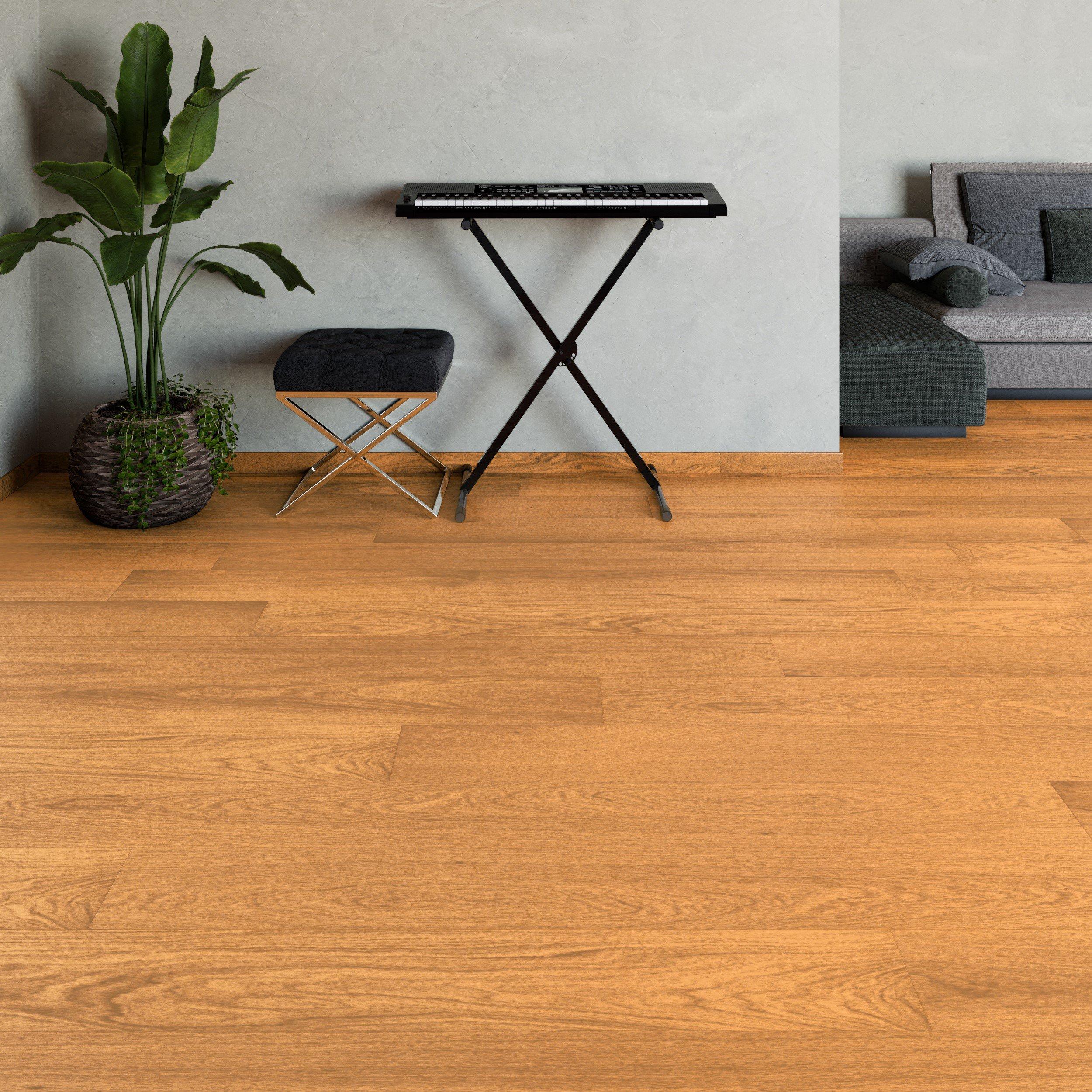 Castle Creek White Oak Wire Brushed Waterproof Engineered Hardwood