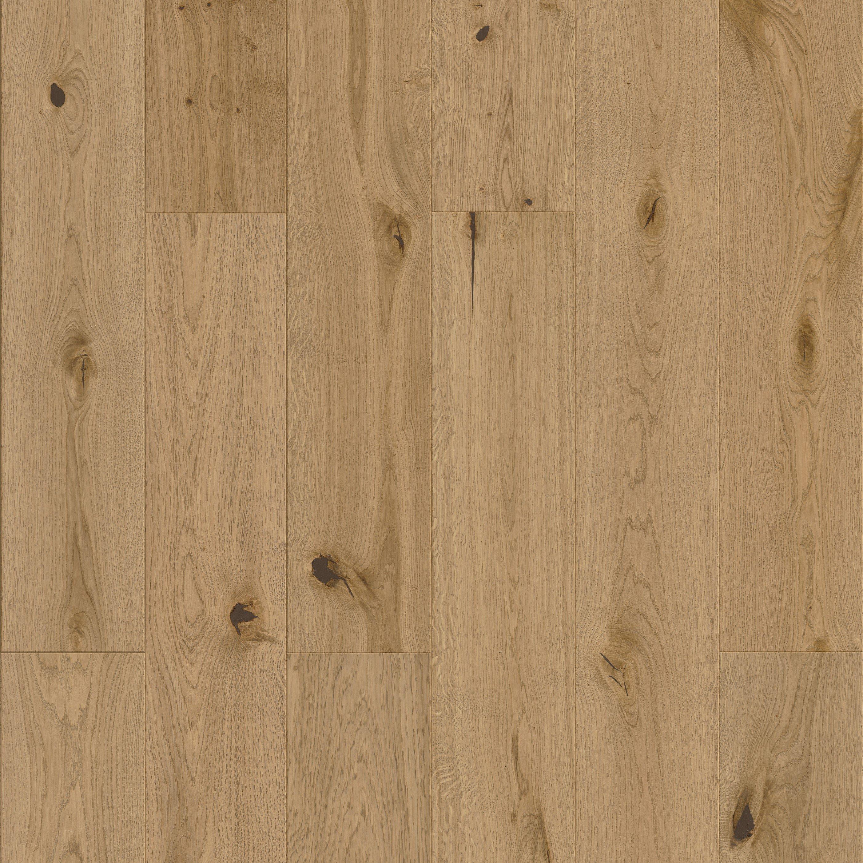 HenryK White Oak Wire Brushed Engineered Hardwood