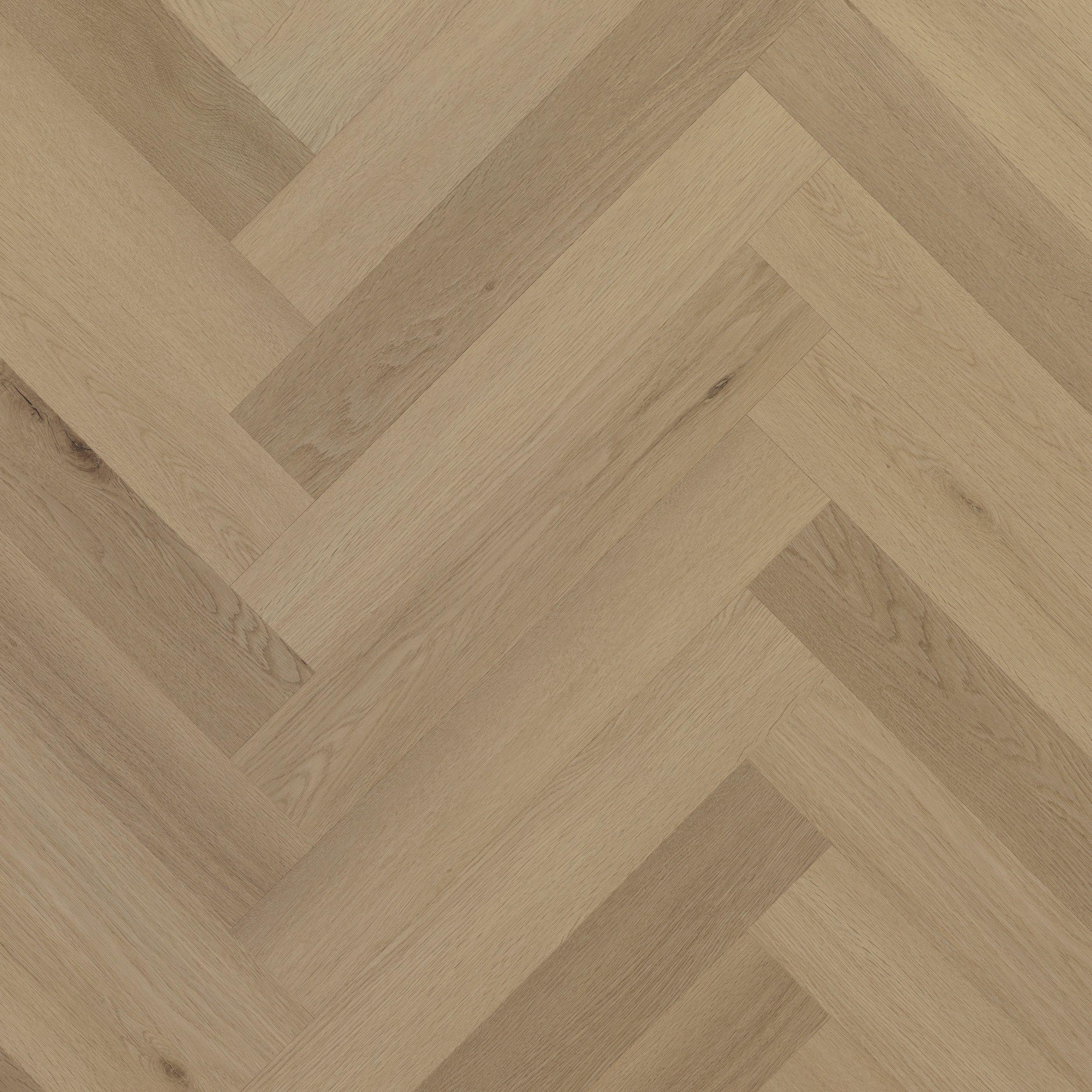 Harper Herringbone Waterproof Rigid Core Luxury Vinyl Plank - Cork Pad