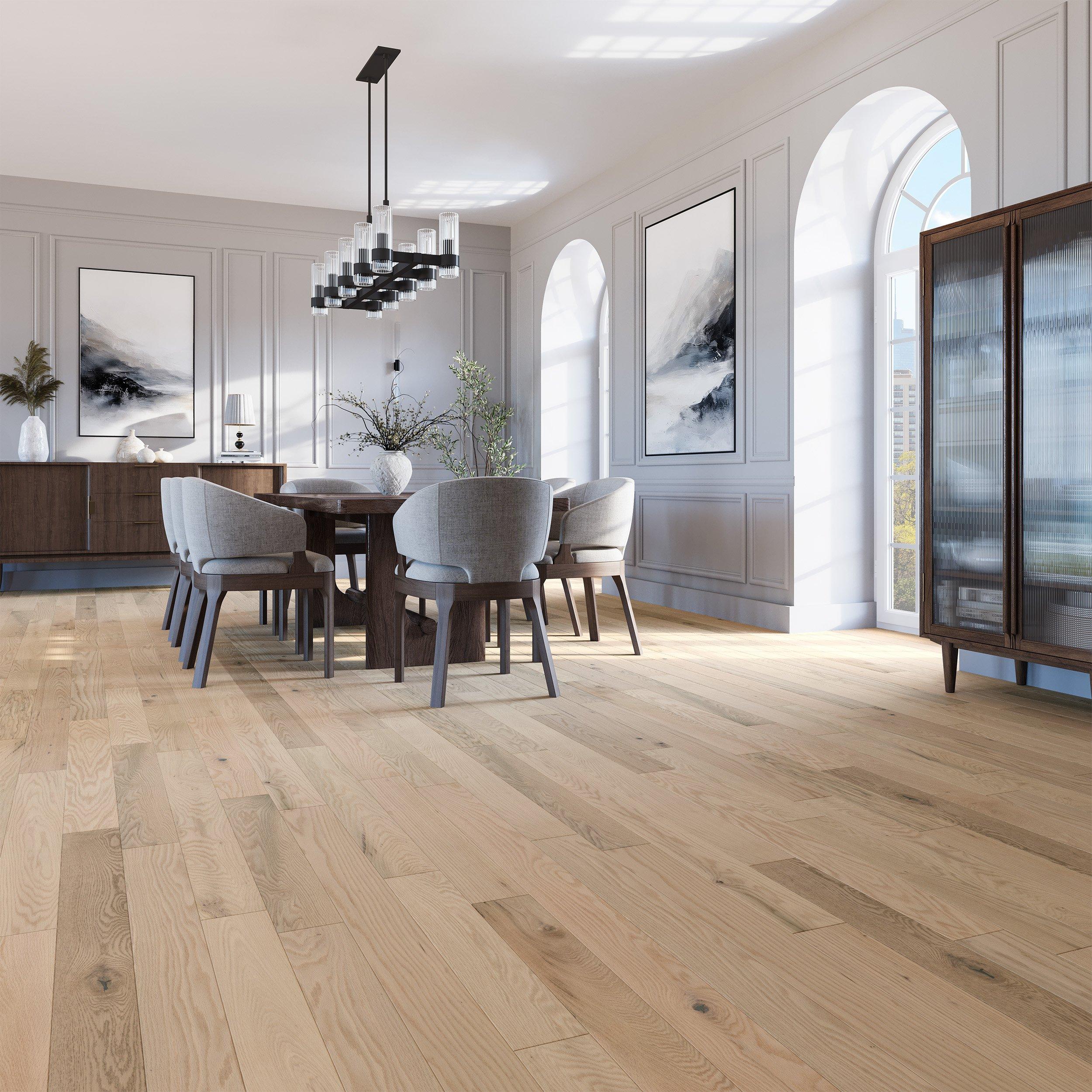 Macon Red Oak Smooth Solid Hardwood