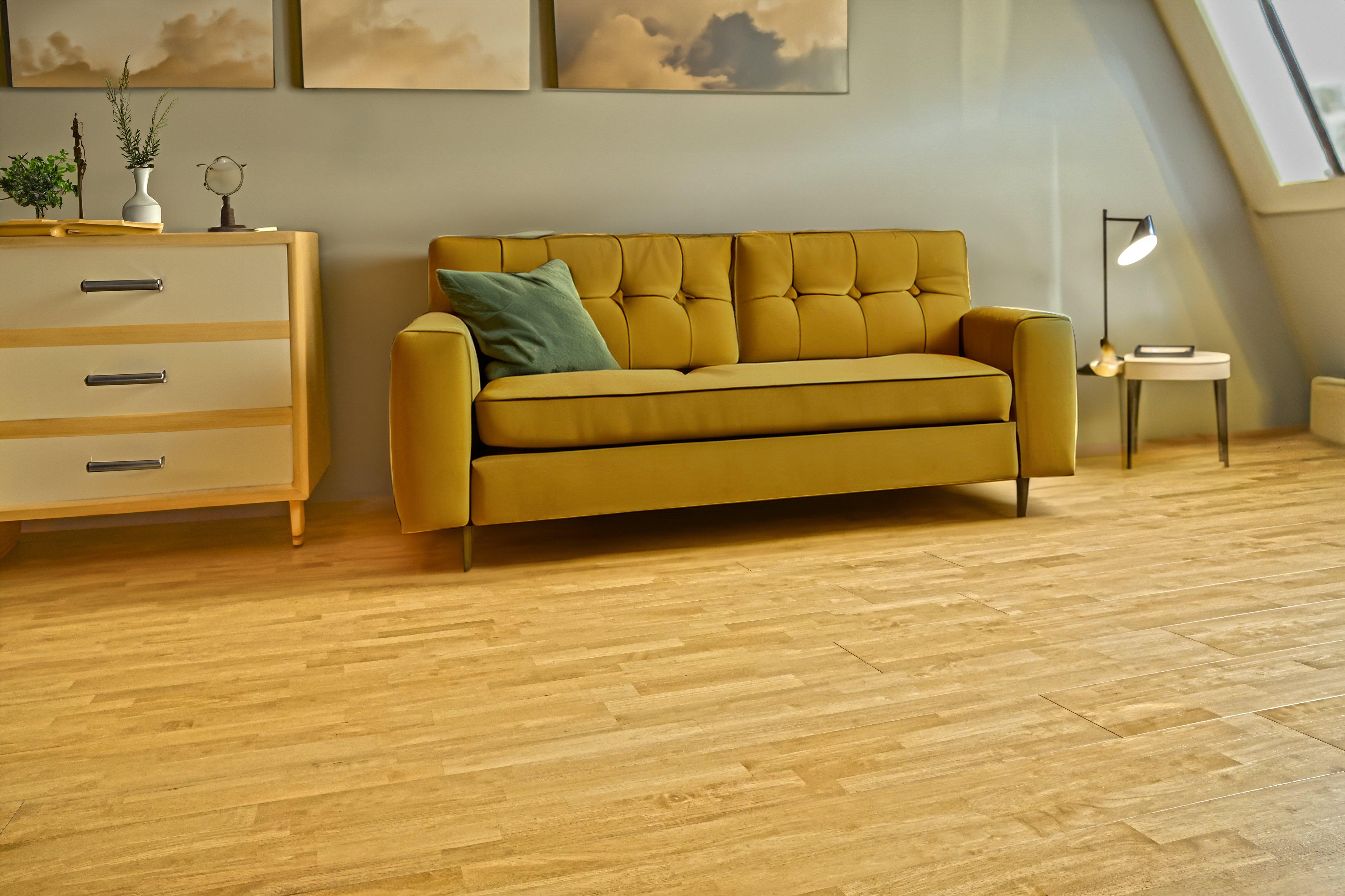 Olympia Hevea Smooth Solid Hardwood