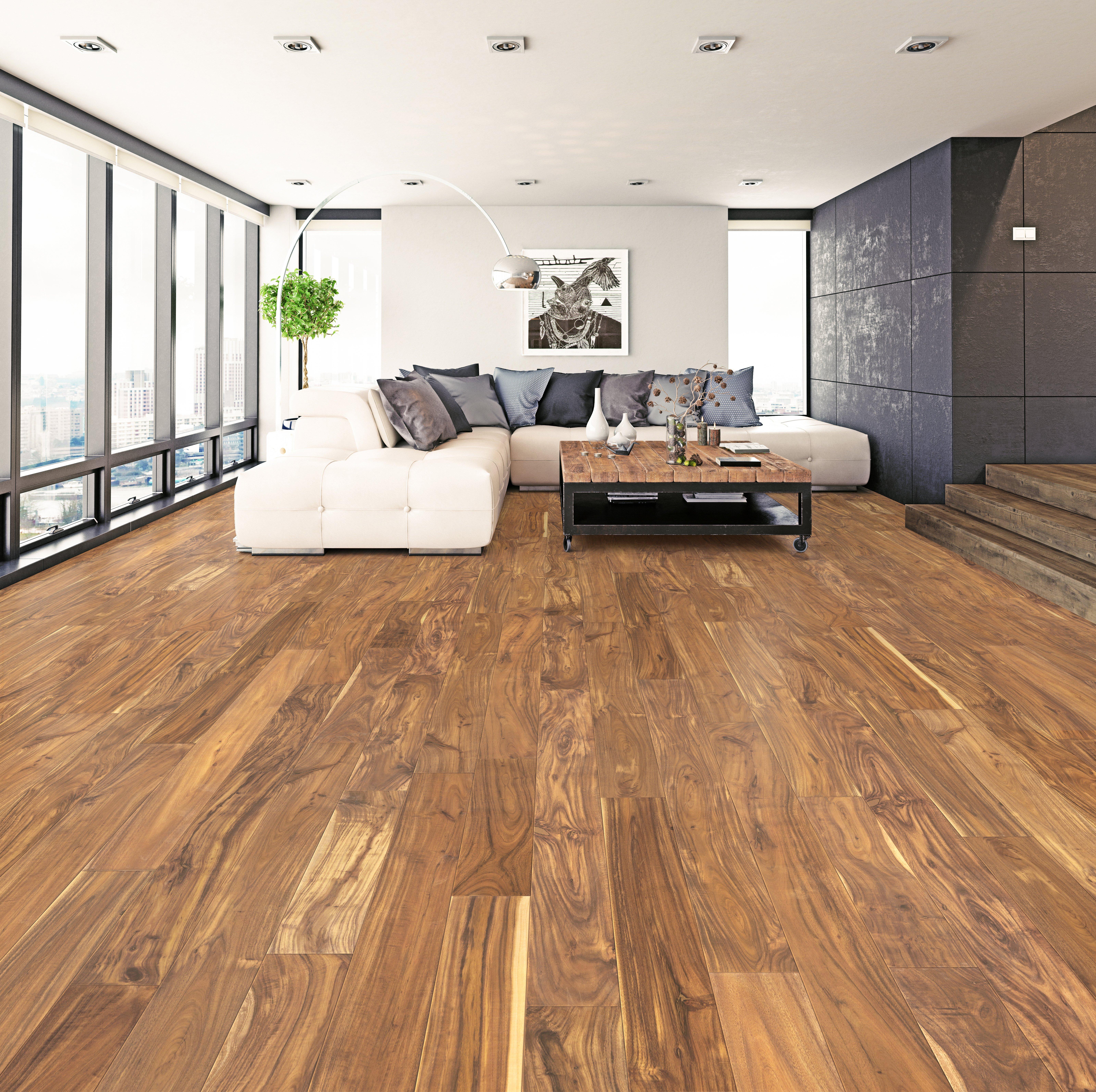 Essex II Short Leaf Acacia Hand Scraped Solid Hardwood