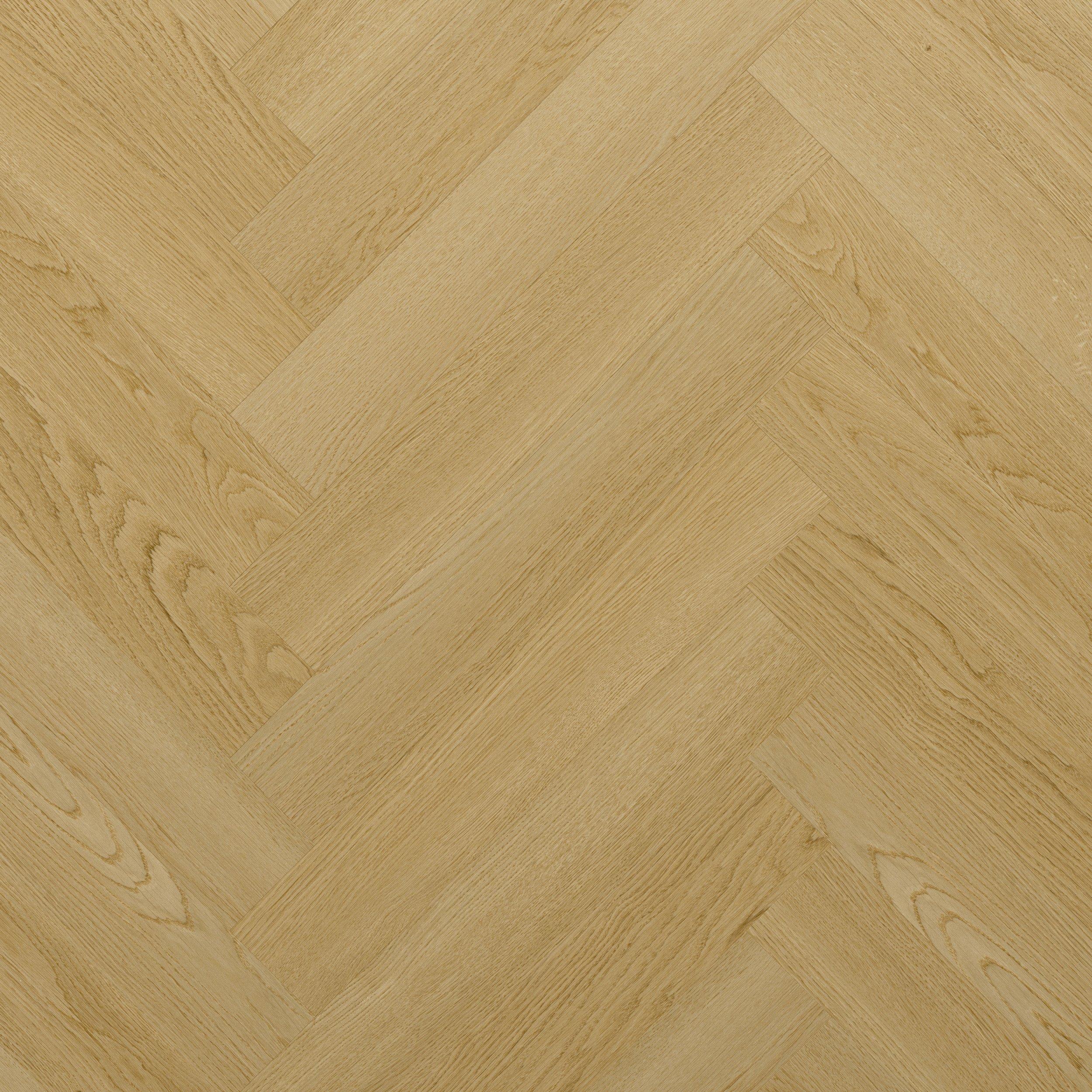 Paloma Herringbone Waterproof Rigid Core Luxury Vinyl Plank - Cork Pad