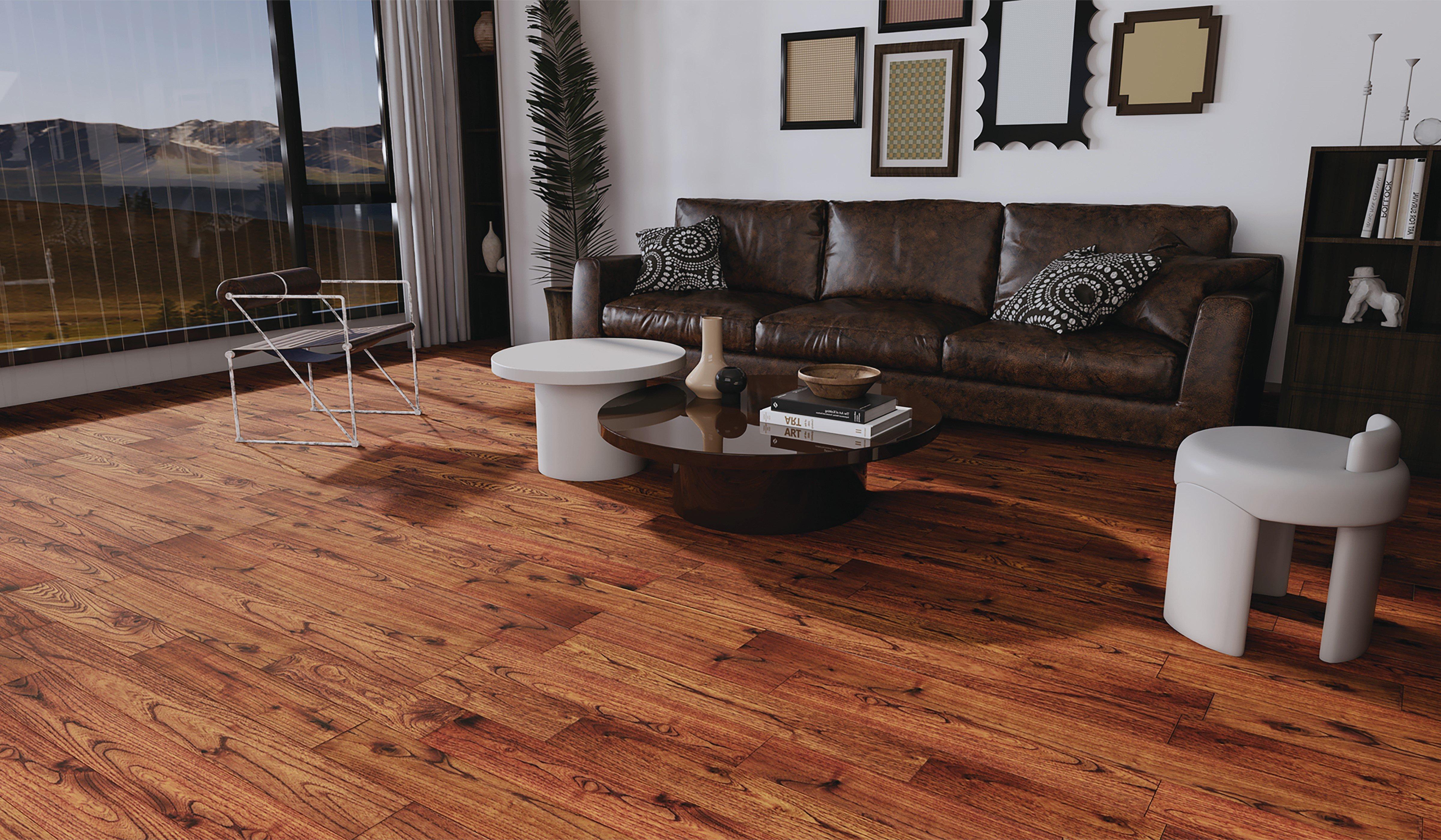 Alexia II Locust Distressed Solid Hardwood