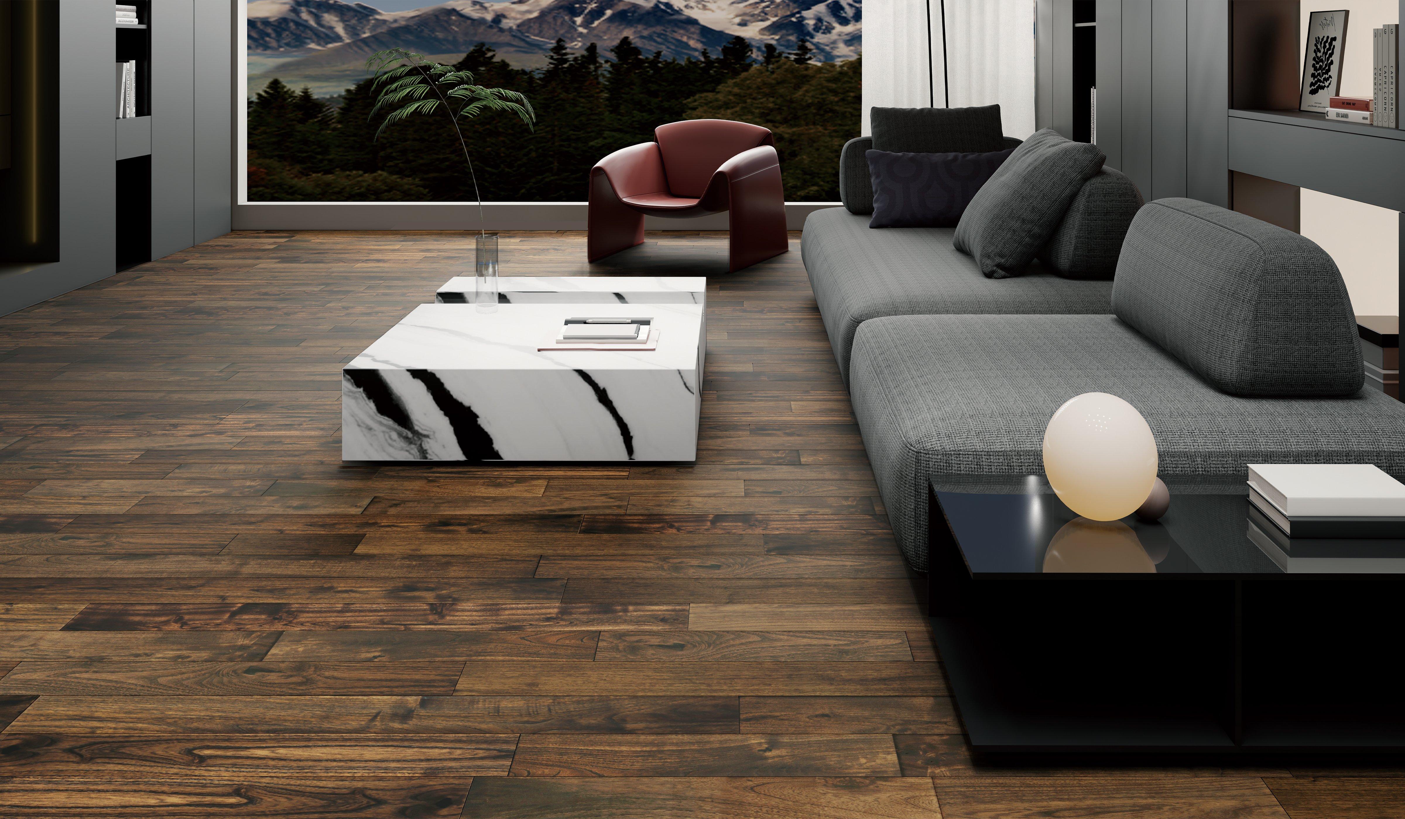 Ariana II Locust Distressed Solid Hardwood