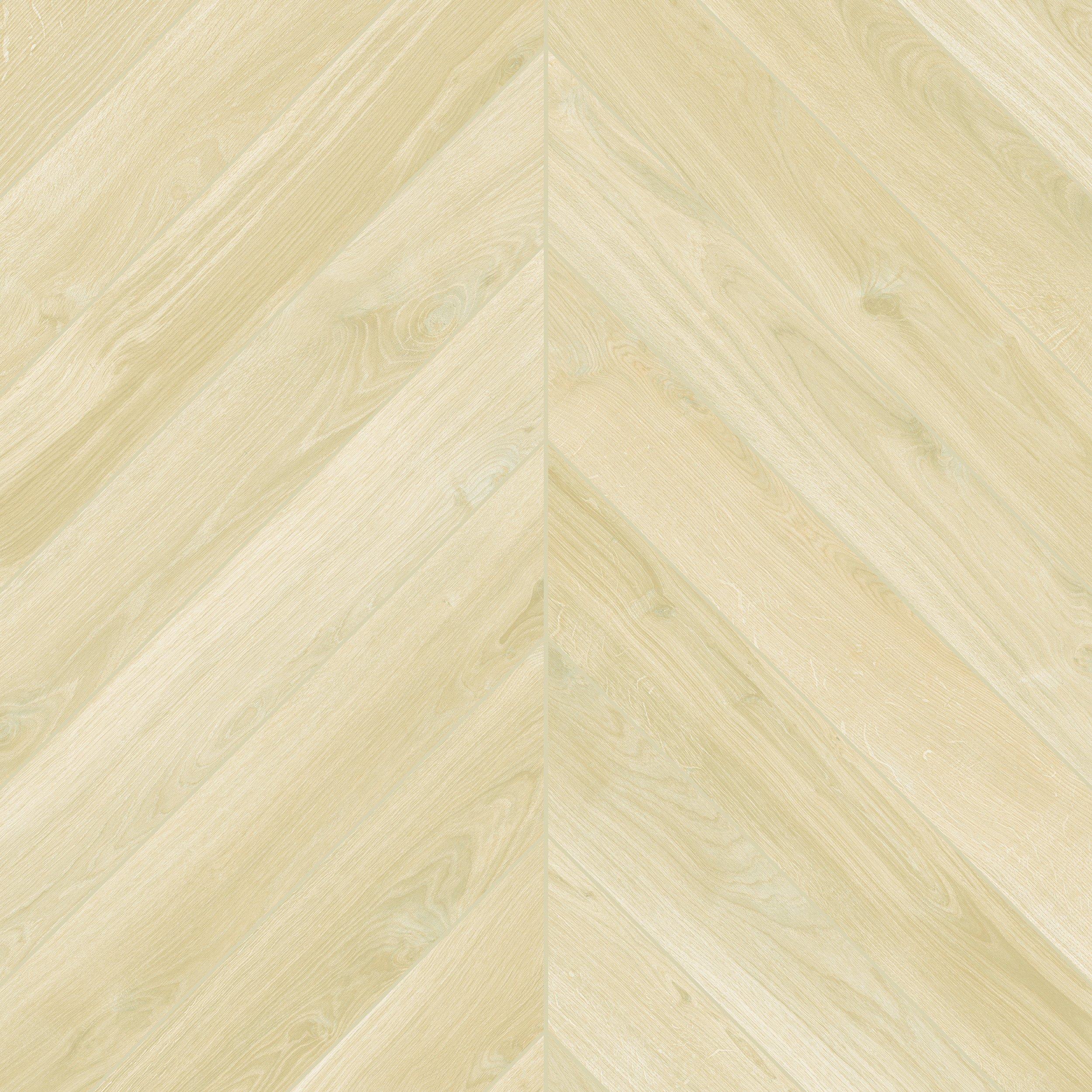 Riviera Sand Chevron Wood Plank Matte Porcelain Tile