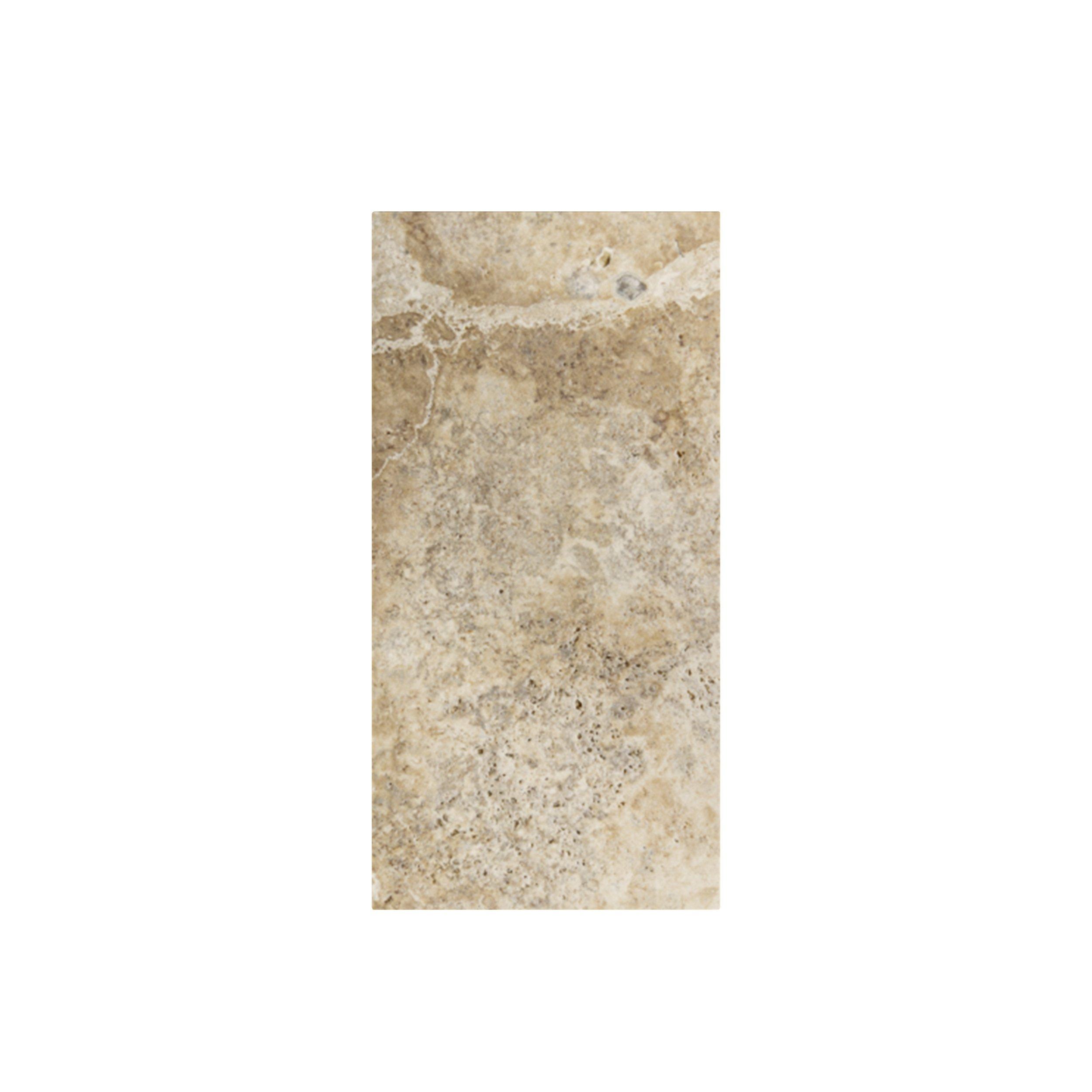 Argento Brushed Travertine Tile