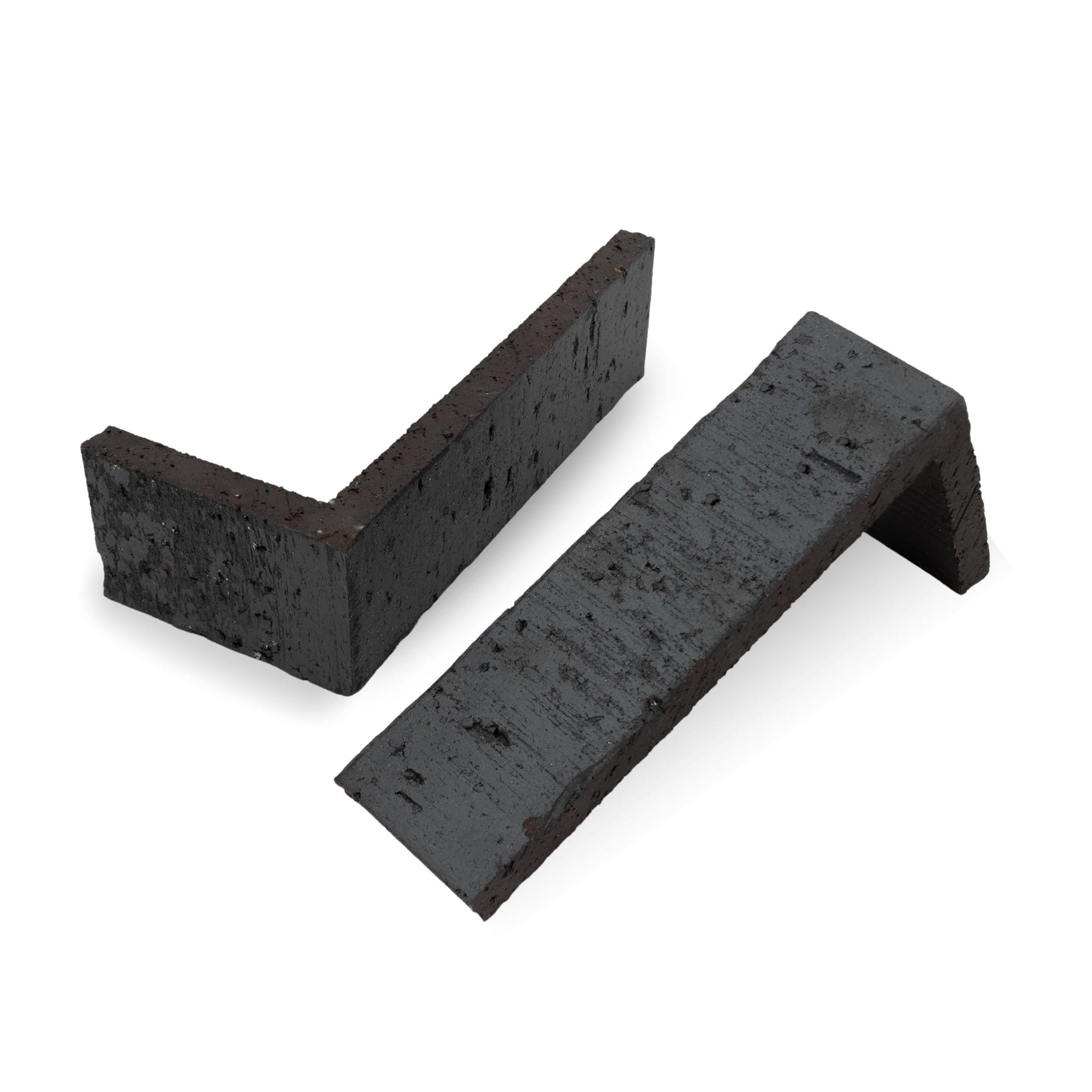 Obsidian Thin Brick Single Corner