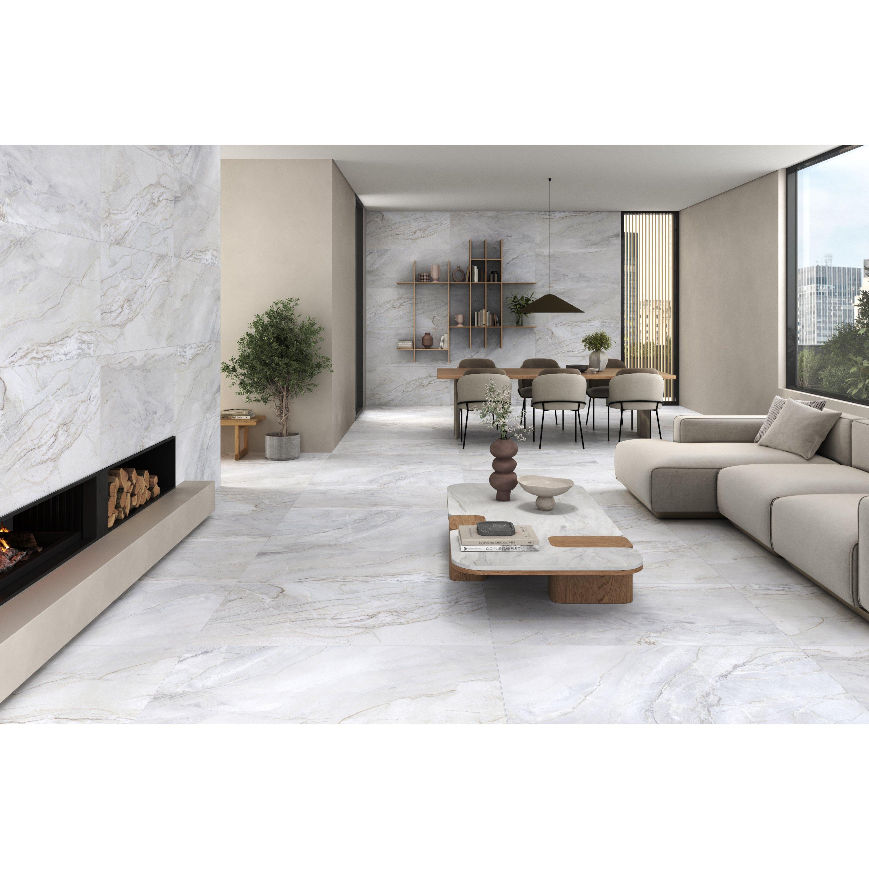 Adelaide Azul Satin Porcelain Tile