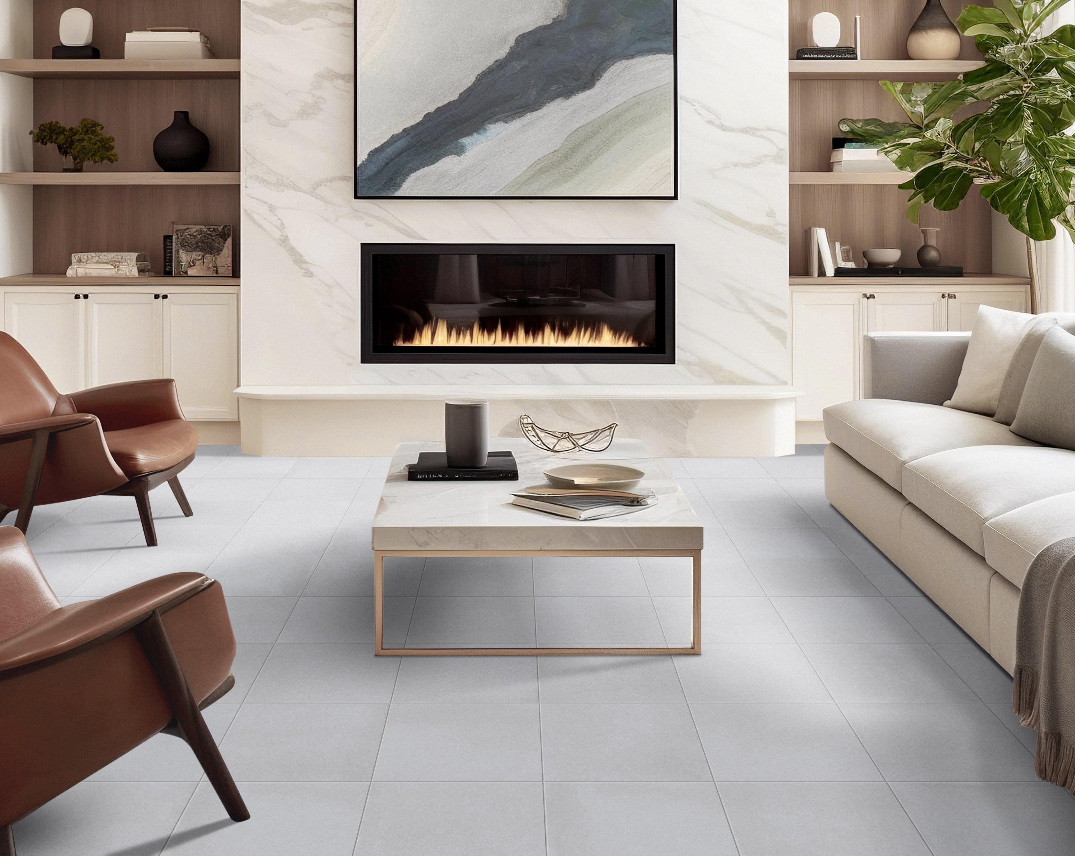 Luxe Smoke Matte Porcelain Tile