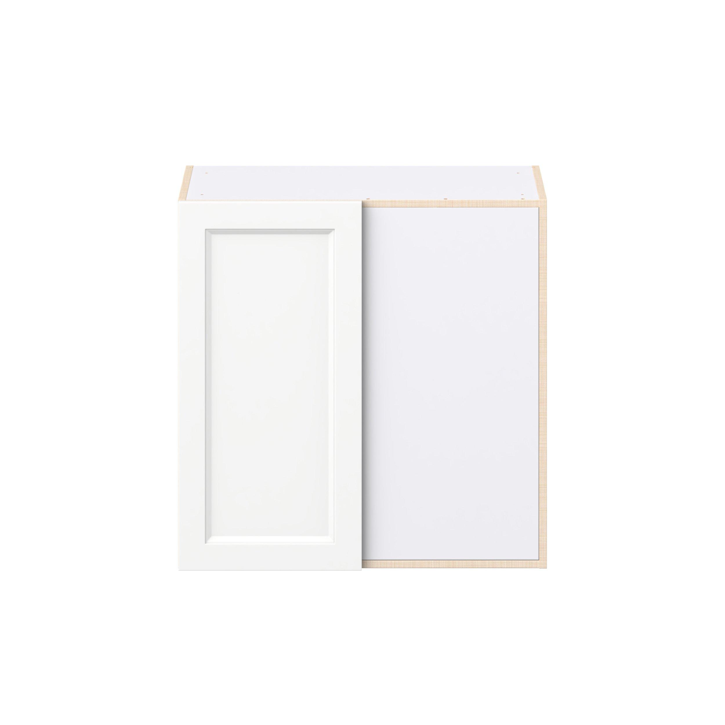 Peachtree 30 in. Painted Bright White Right Blind Corner Wall Cabinet
