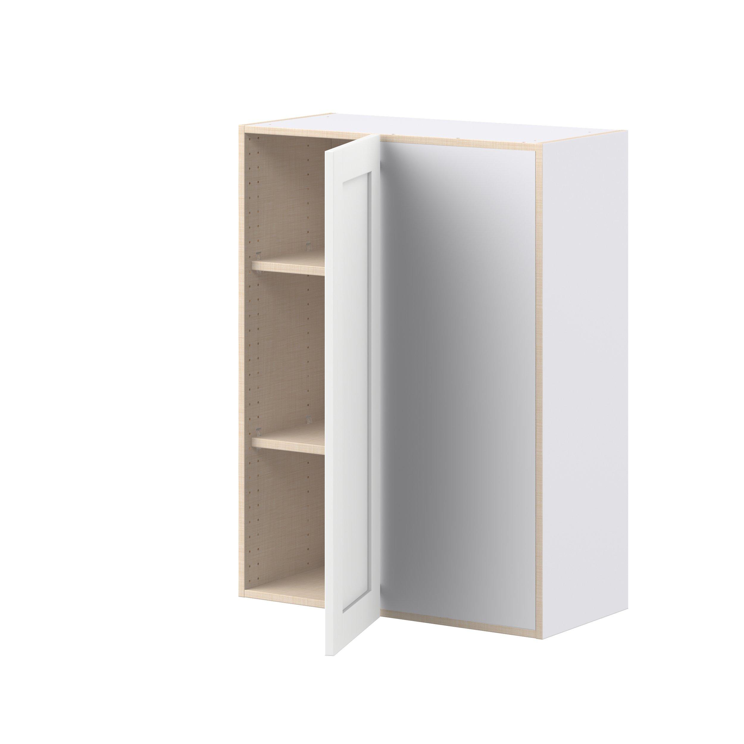 Summerhill 30 in. Bright White Blind Corner Wall Cabinet