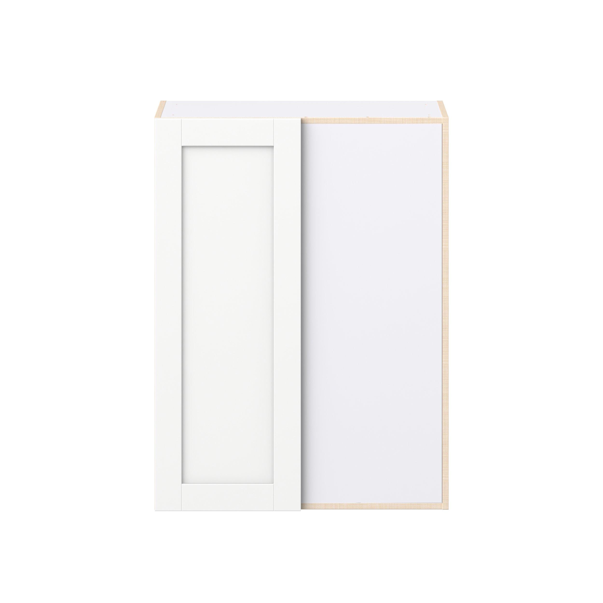 Summerhill 30 in. Bright White Blind Corner Wall Cabinet