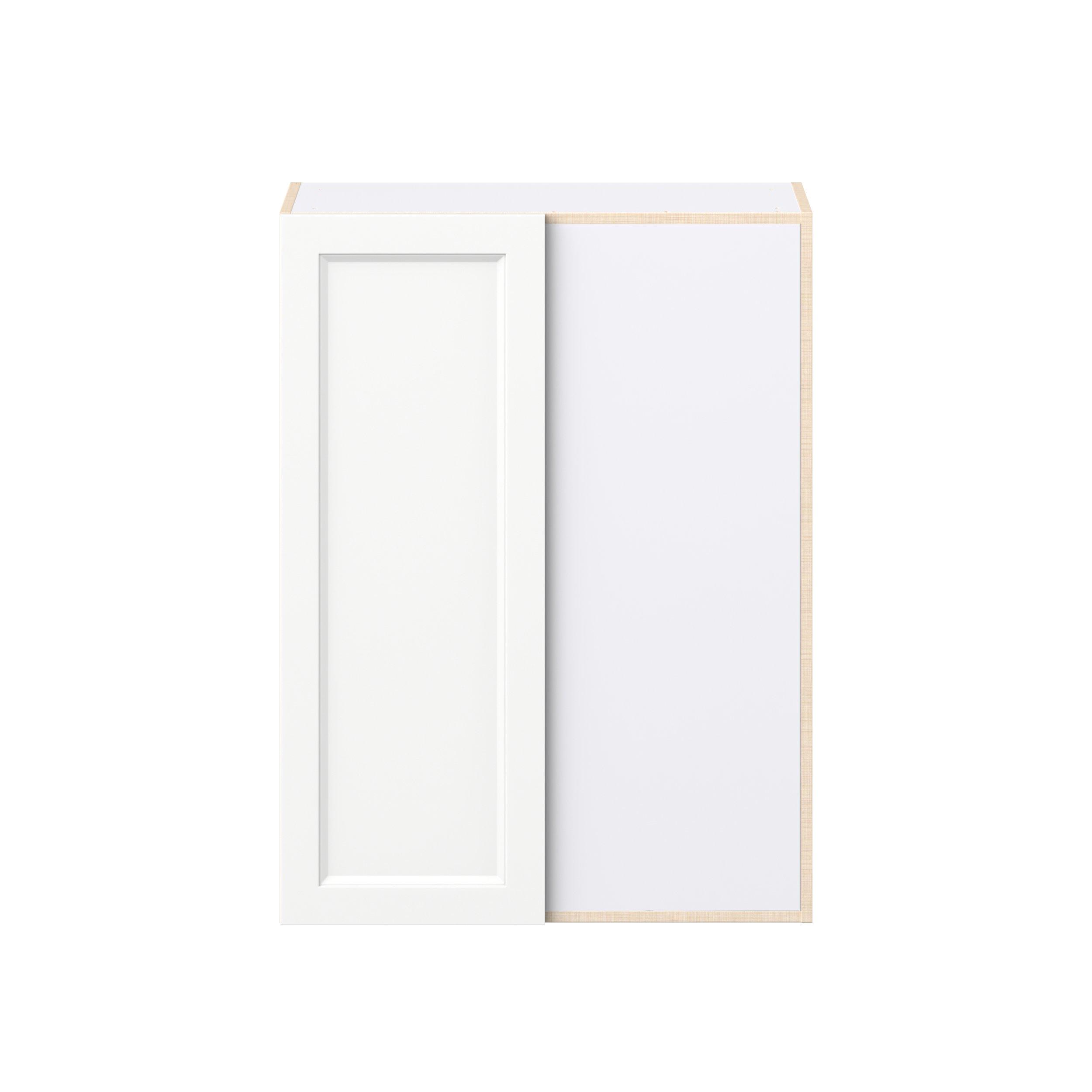 Peachtree 30 in. Painted Bright White Right Open Blind Corner Wall Cabinet