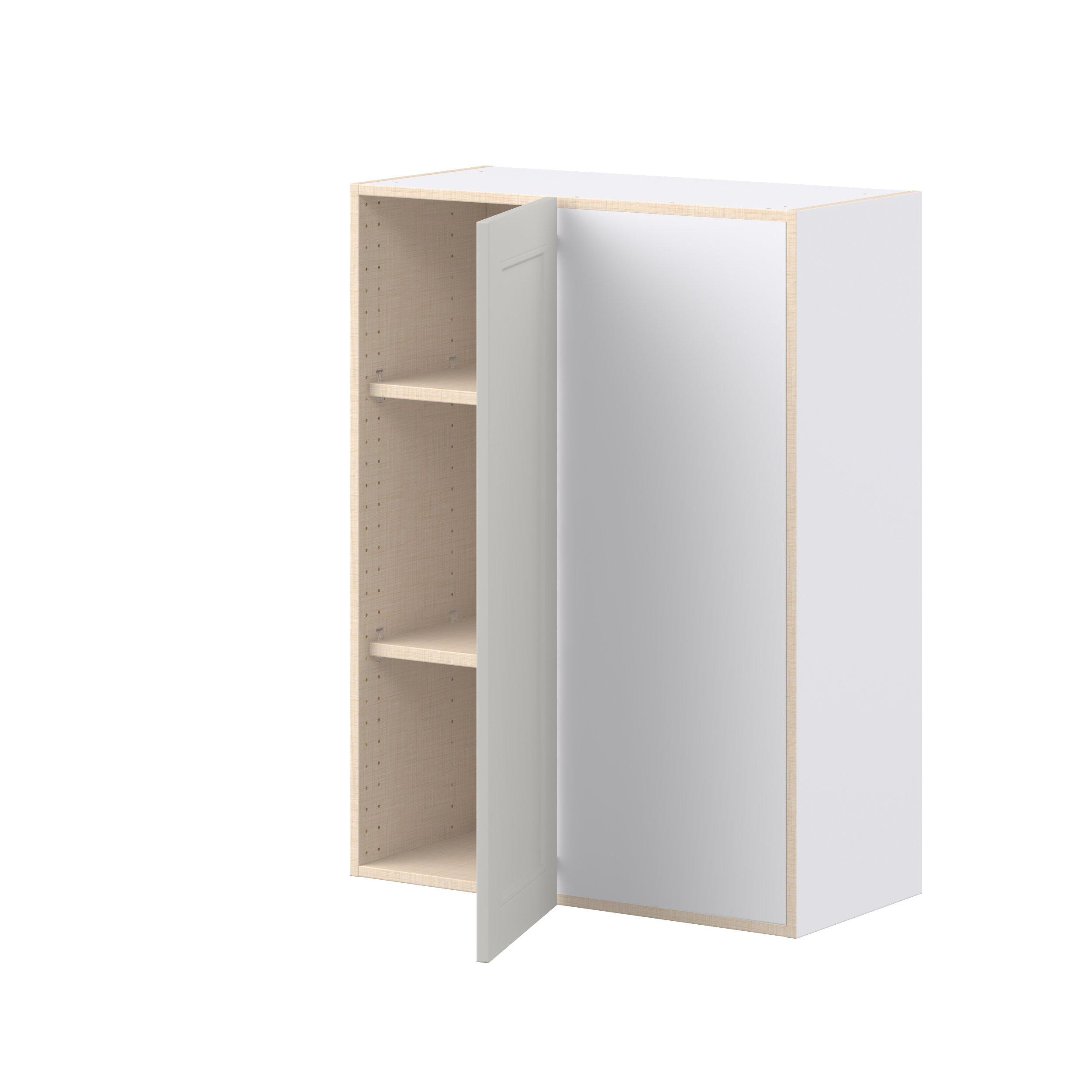 Lenox Painted 30 in. Light Gray Blind Corner Wall Cabinet