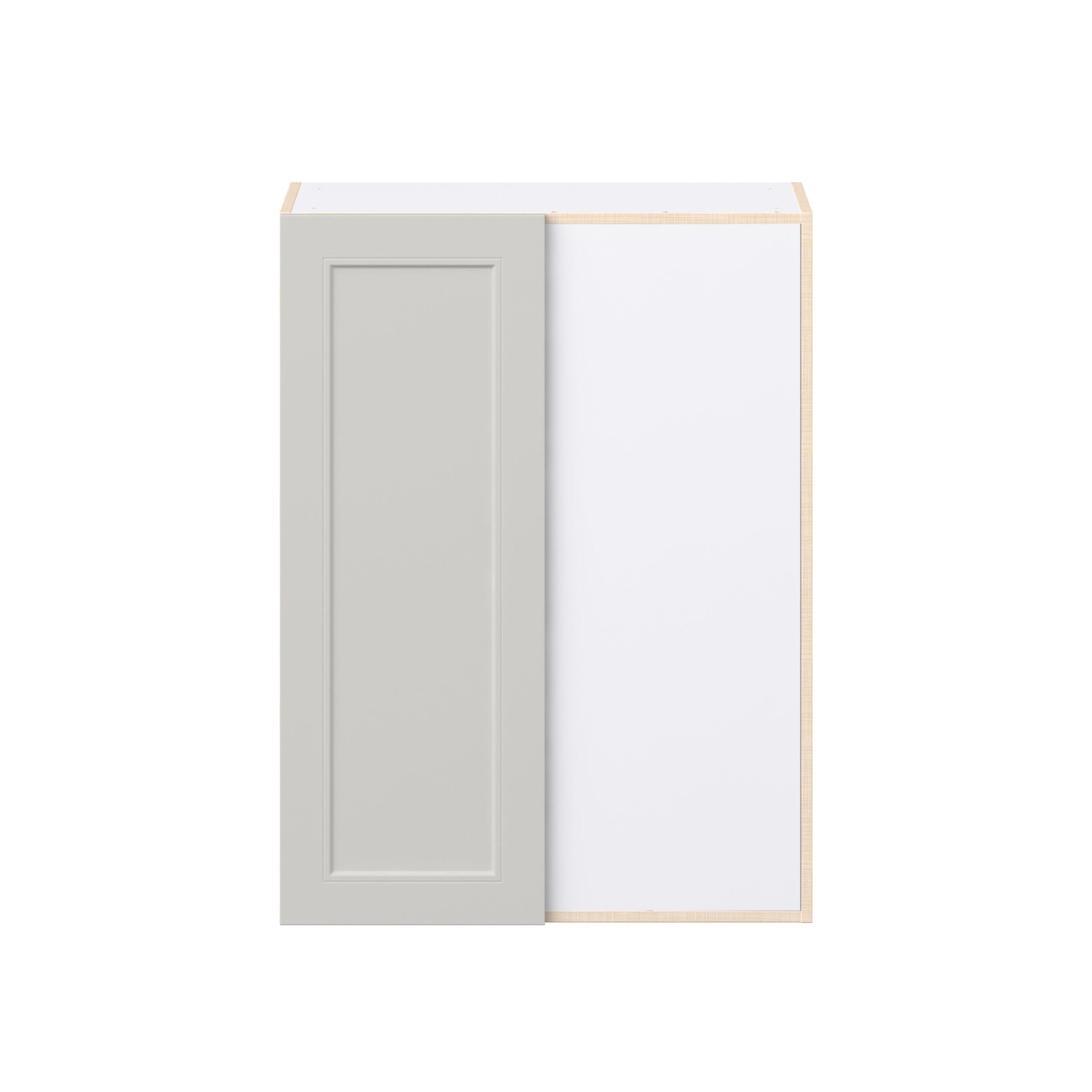 Lenox Painted 30 in. Light Gray Blind Corner Wall Cabinet