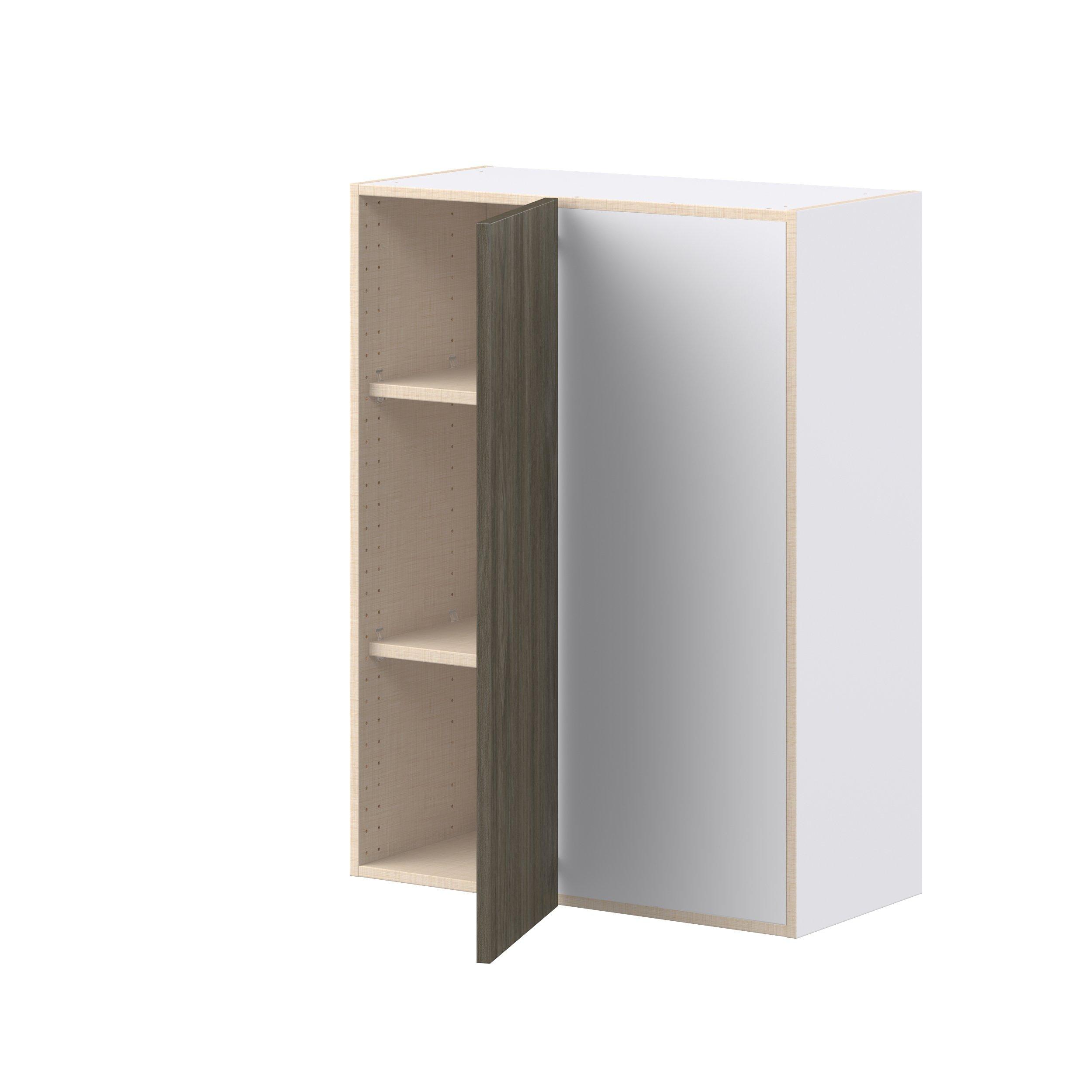 Glenwood 30 in. Burnt Walnut Blind Corner Wall Cabinet