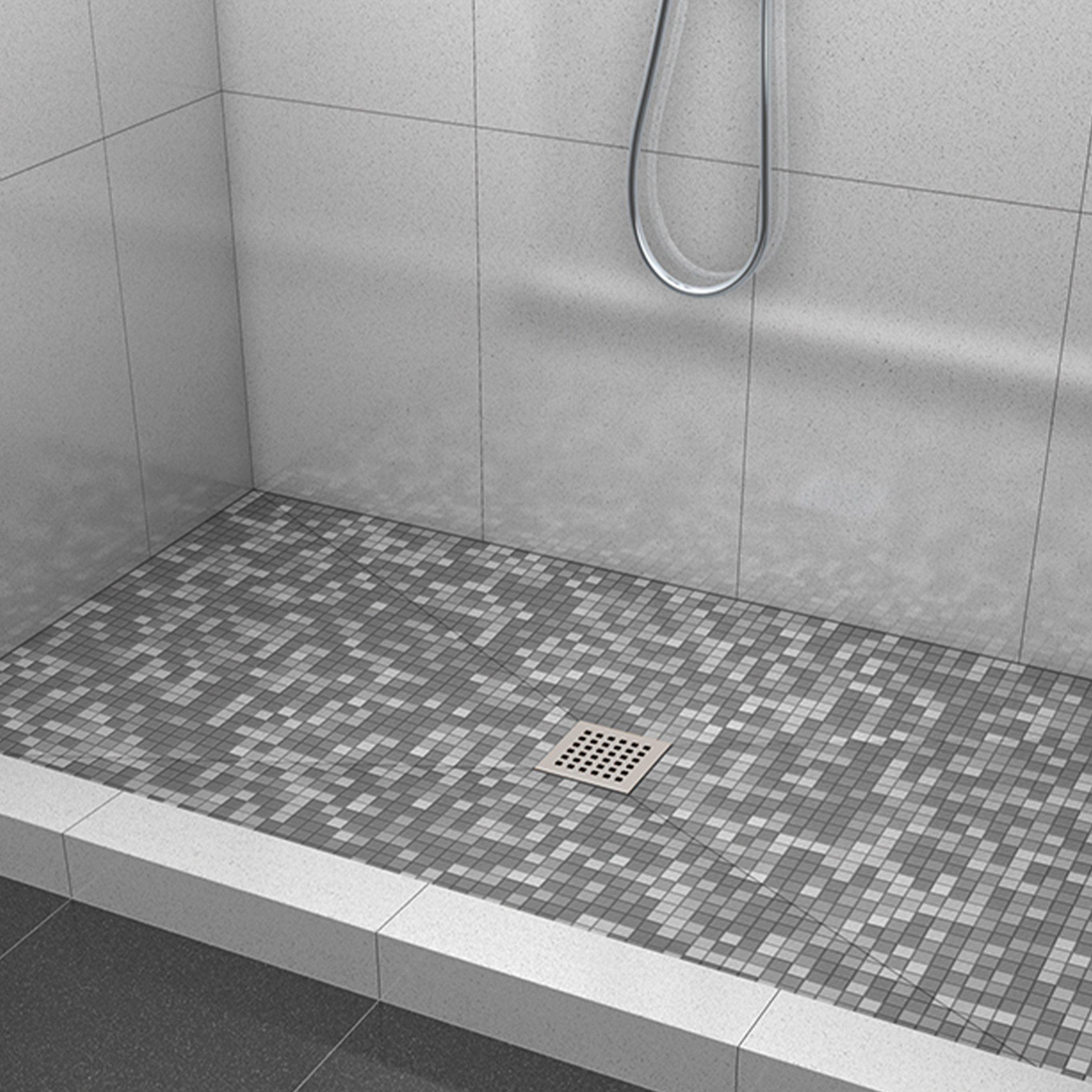 wedi Polished Chrome Drain Grate