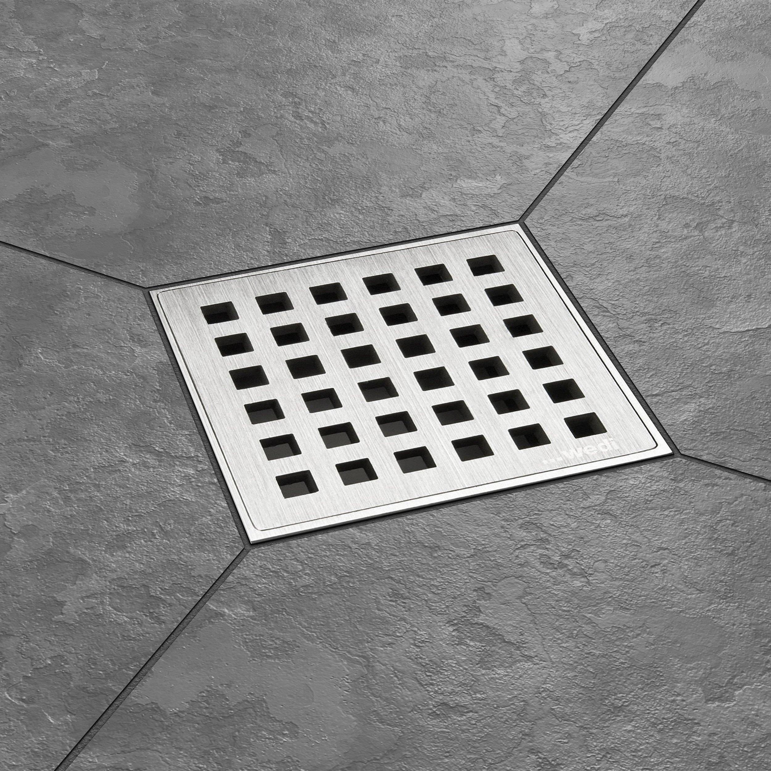 wedi Fundo Stainless Steel Drain Grate